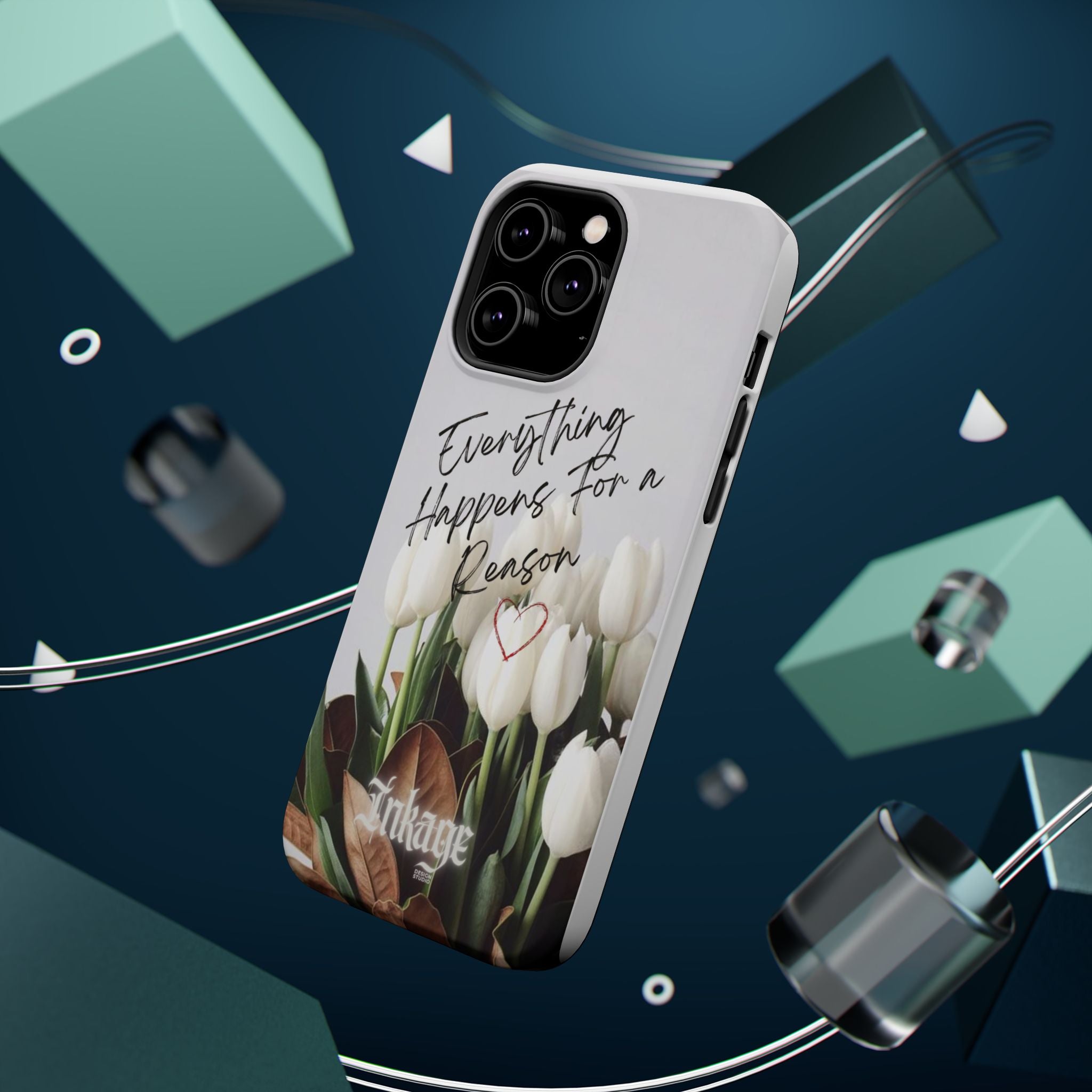 "Everything Happens for a Reason" Magnetic Phone Cases (Quote)