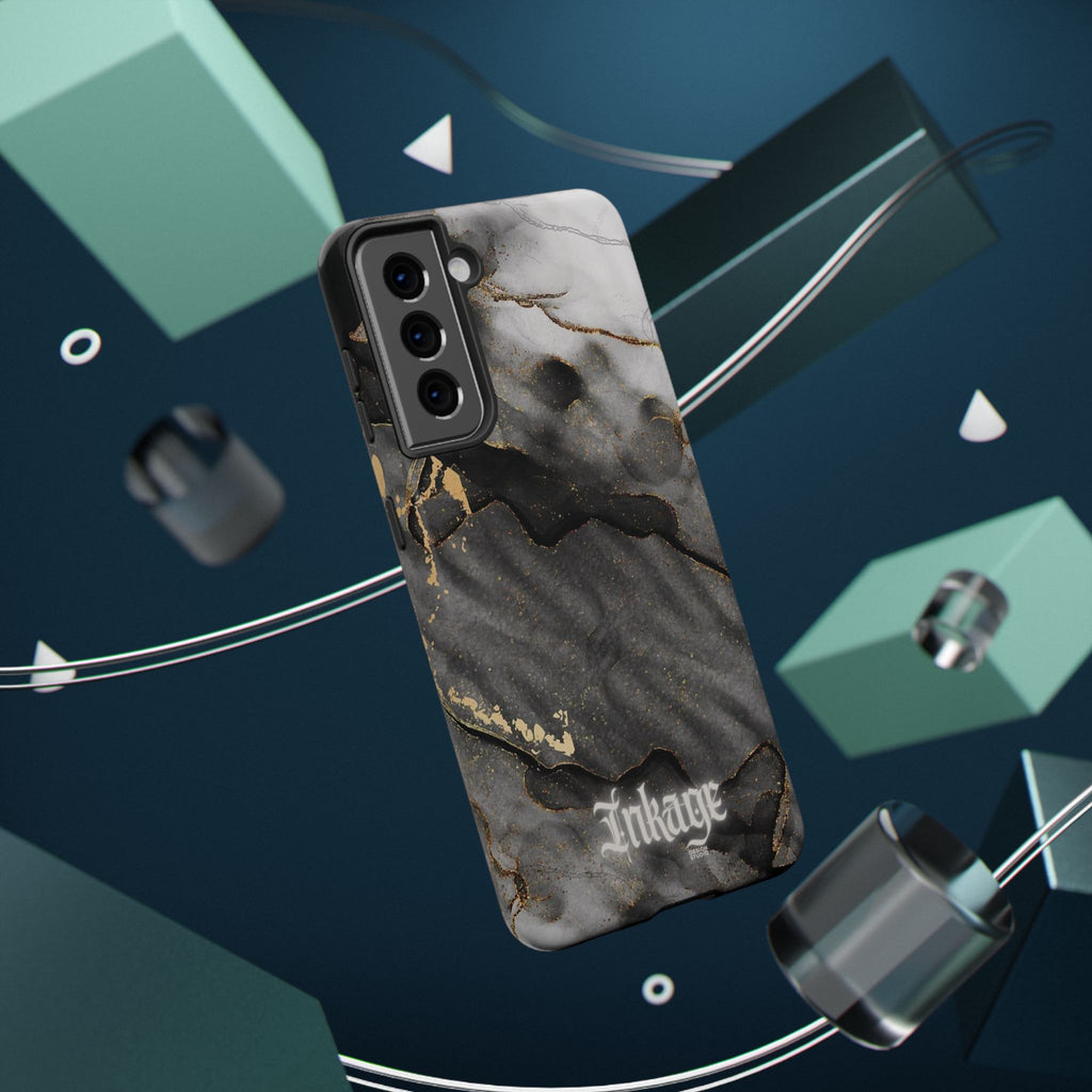 White Noir Marble Gold Foil Magnetic Phone Cases