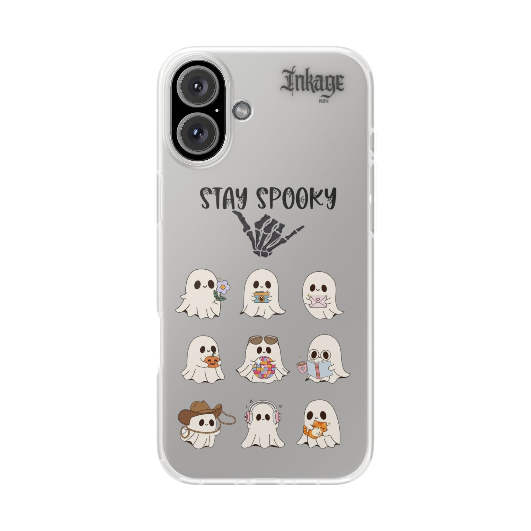 Stay Spooky Clear Phone Cases (Season)