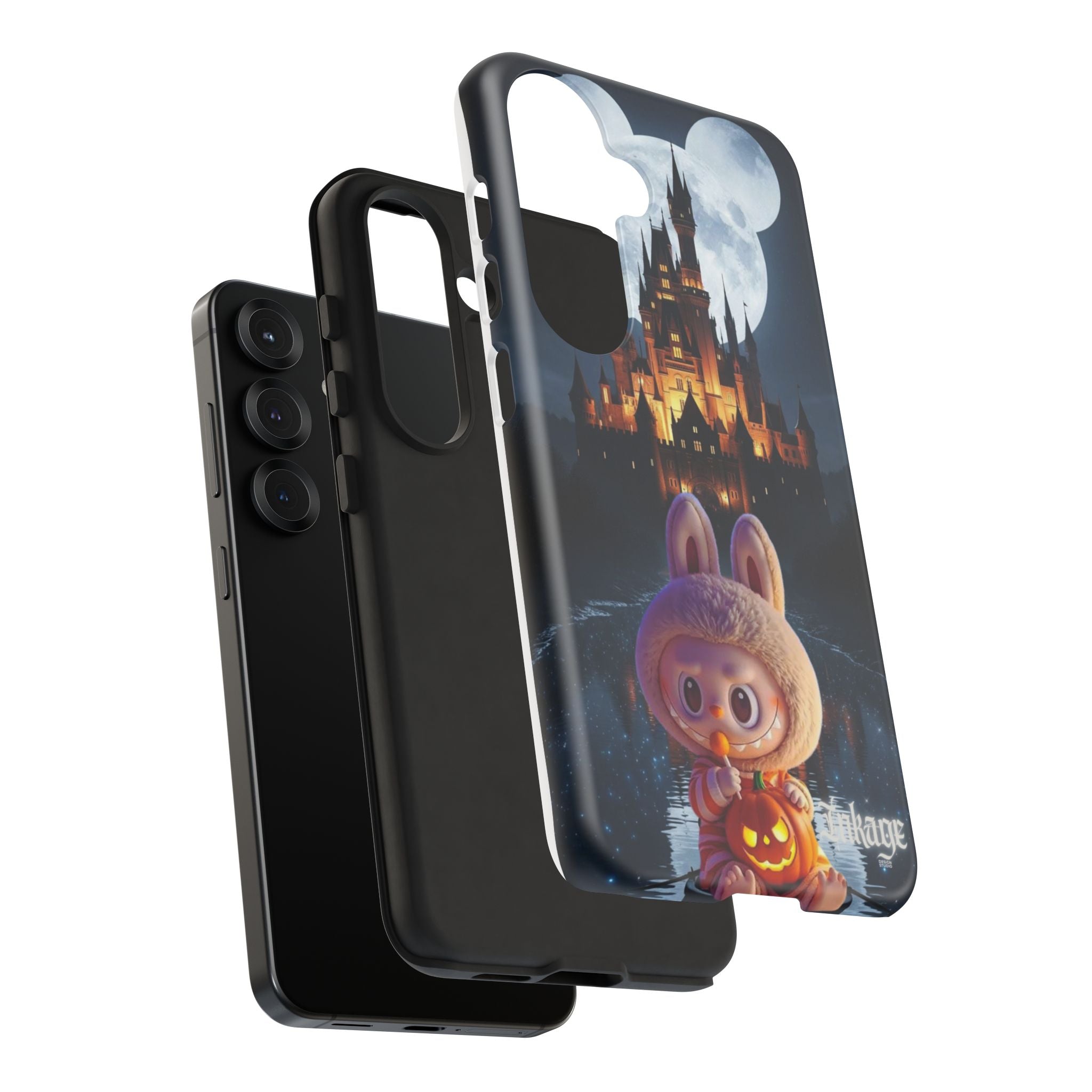 Labubu Halloween On Disney Boat Tough Phone Cases (Season, Animation)