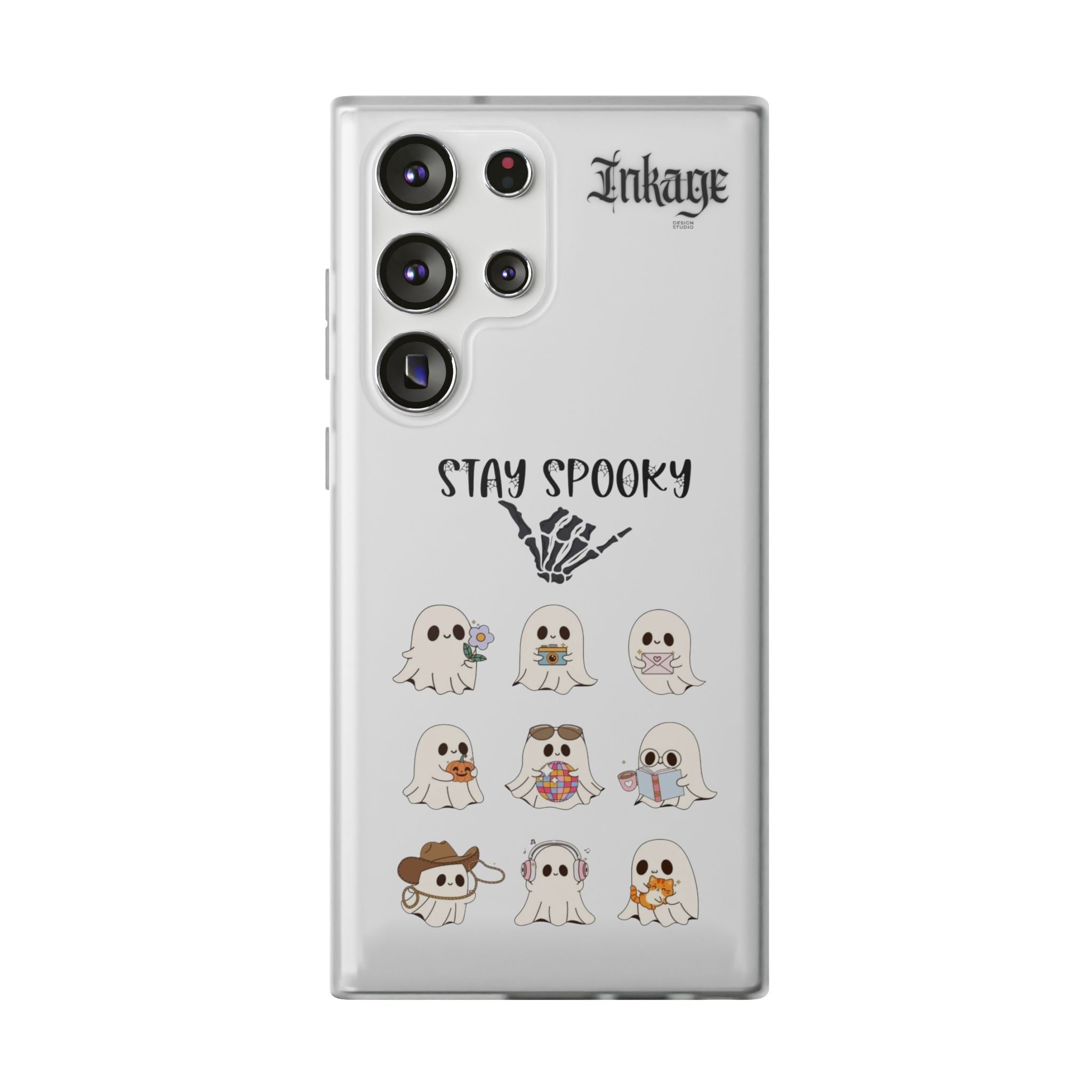 Stay Spooky Clear Phone Cases (Season)