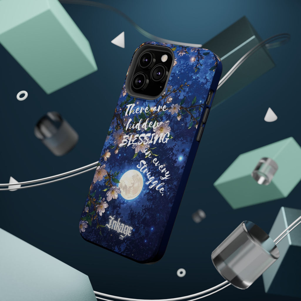 “Moonlit Blessing” Magnetic Phone Cases (Quote)