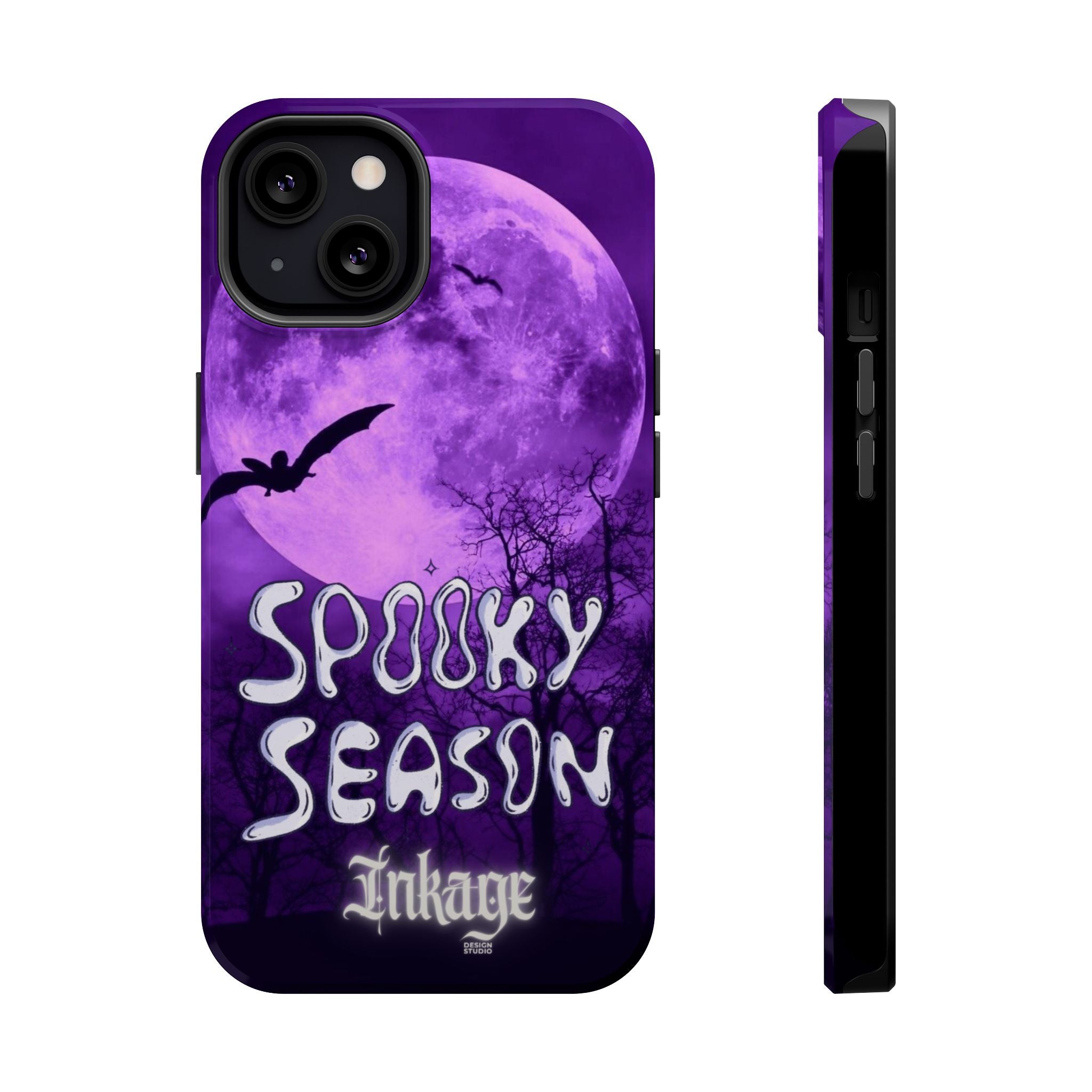 Purple Spooky Season Magnetic Phone Cases (Season)