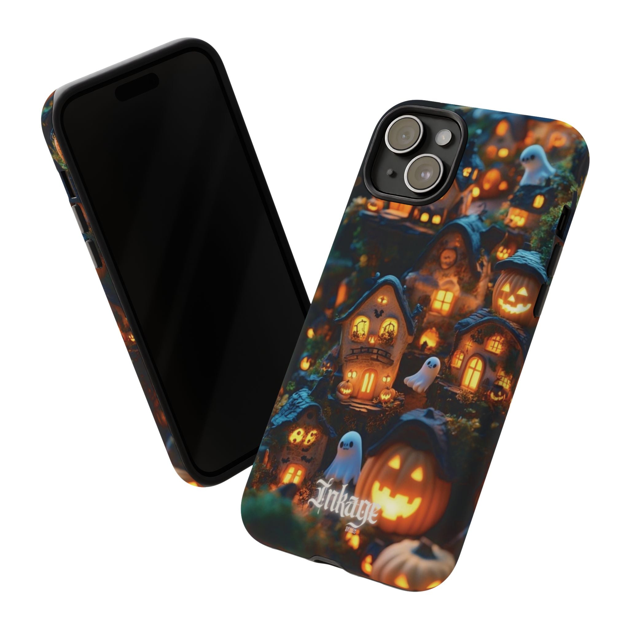 Spooky Pumpkin Village Tough Phone Cases (Season)