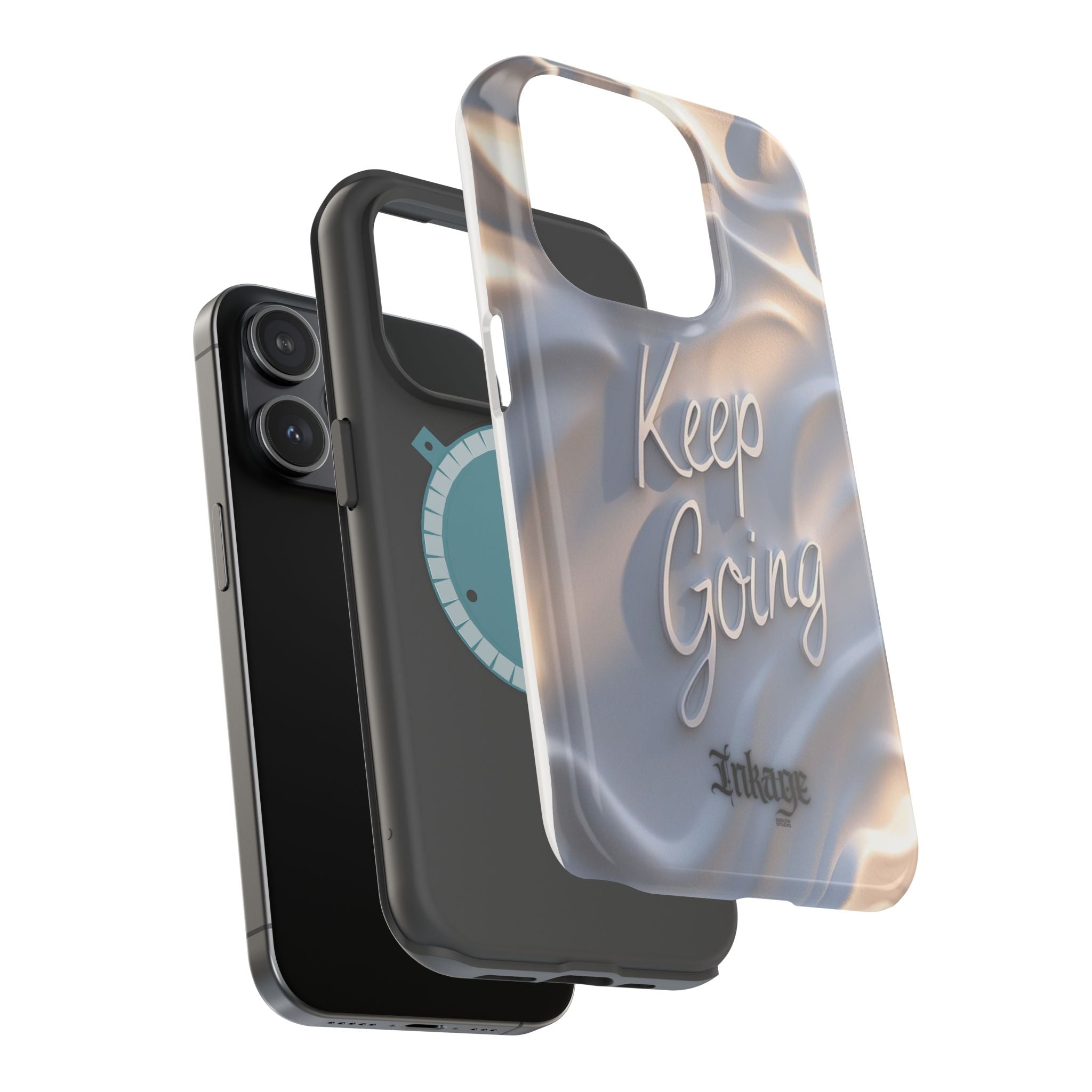 "Keep Going" Magnetic Phone Cases (Quote)