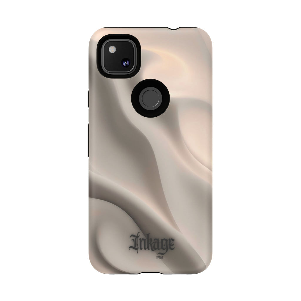 Beige Wavy Flow Tough Phone Case (Minimal)