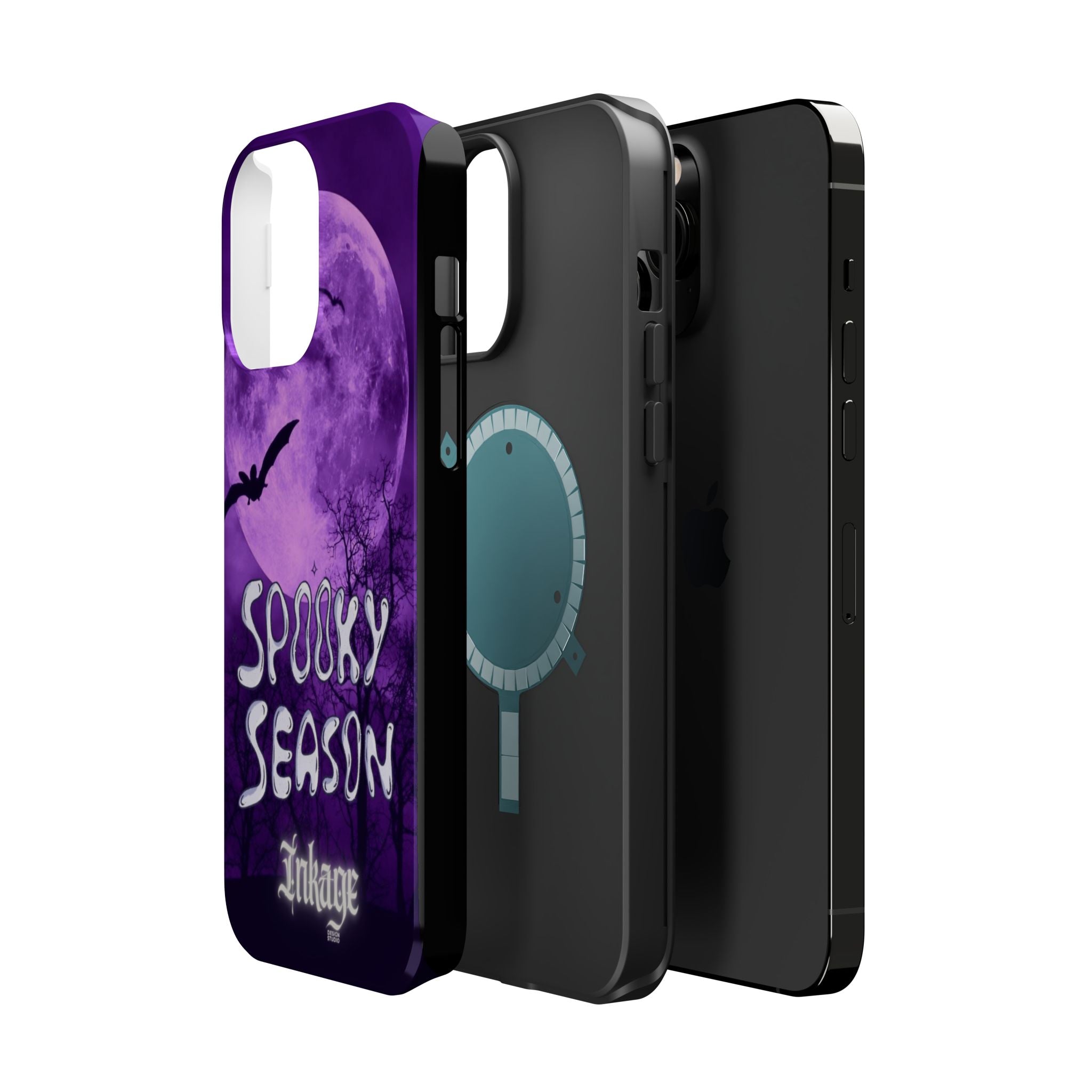 Purple Spooky Season Magnetic Phone Cases (Season)
