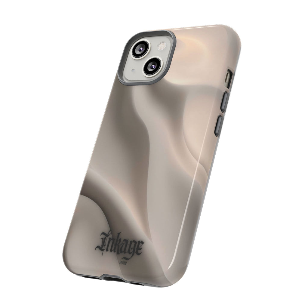 Beige Wavy Flow Tough Phone Case (Minimal)