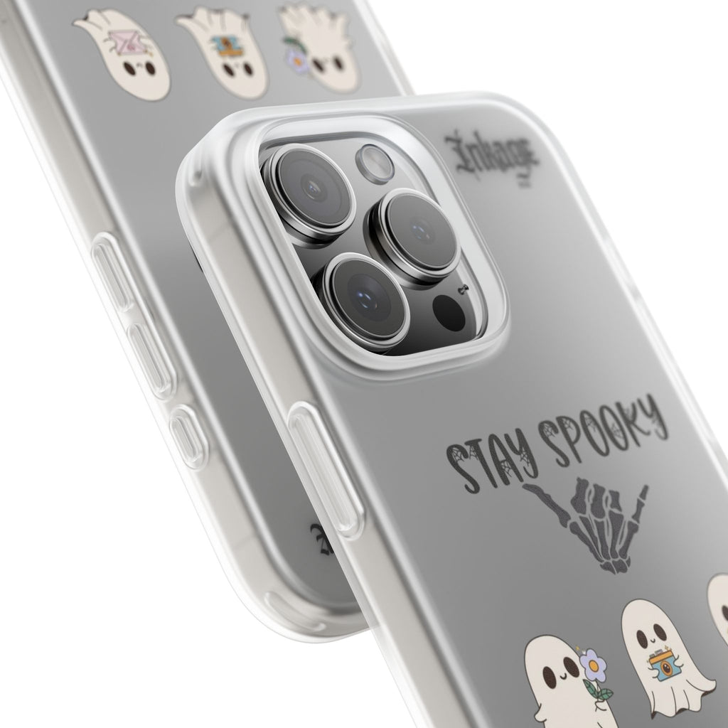 Stay Spooky Clear Phone Cases (Season)