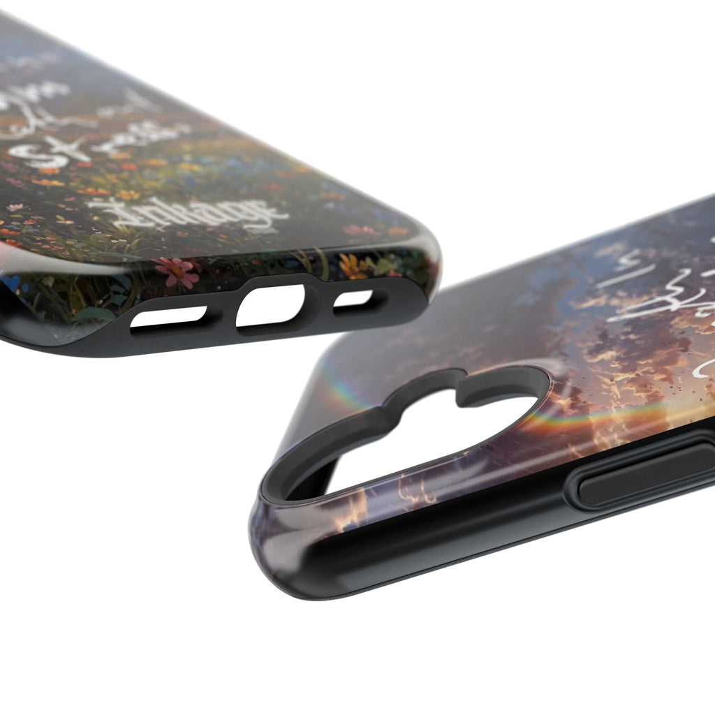 "Breath in Calm Breath out Stress" Magnetic Phone Cases (Quote)