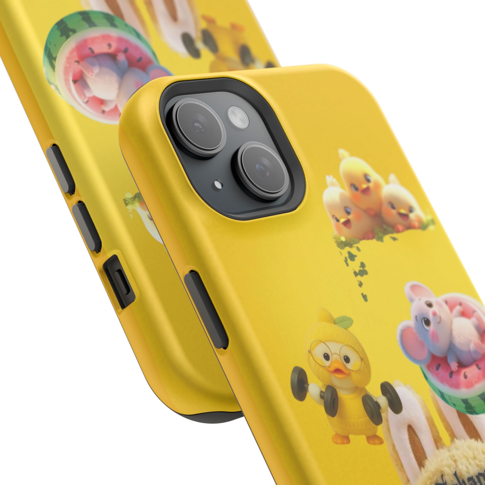 Yellow Cutie Labubu Magnetic Phone Cases (Animation)