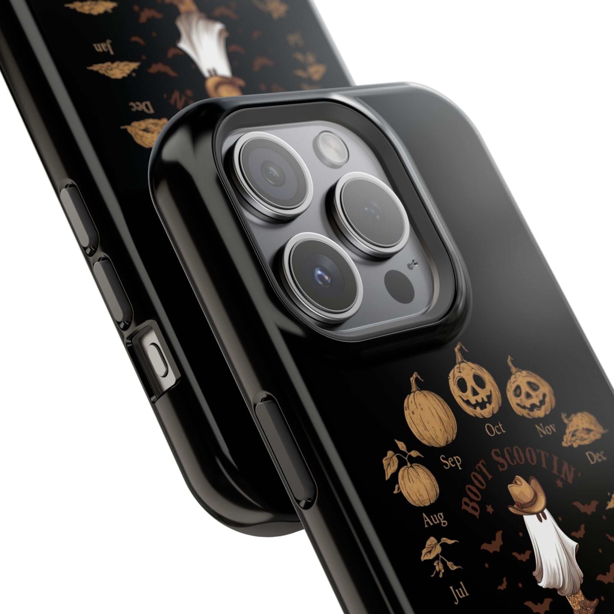 Spooky Boot Halloween Pumpkin Magnetic Phone Case (Season)