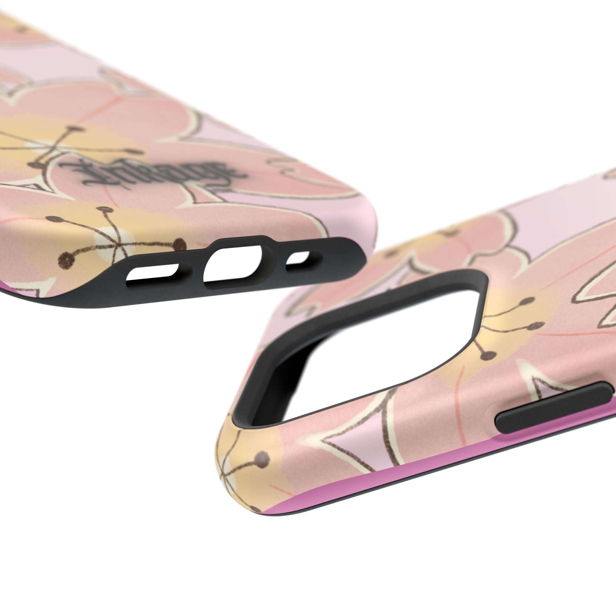 Charming Floral Magnetic Phone Case (Minimal)