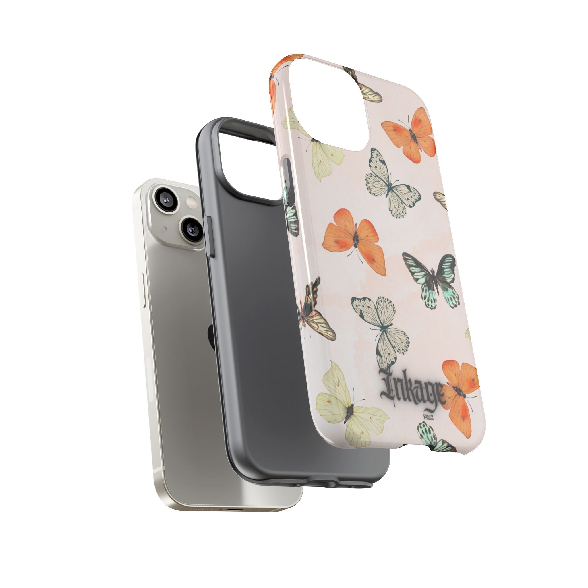 Color Butterfly Tough Phone Case