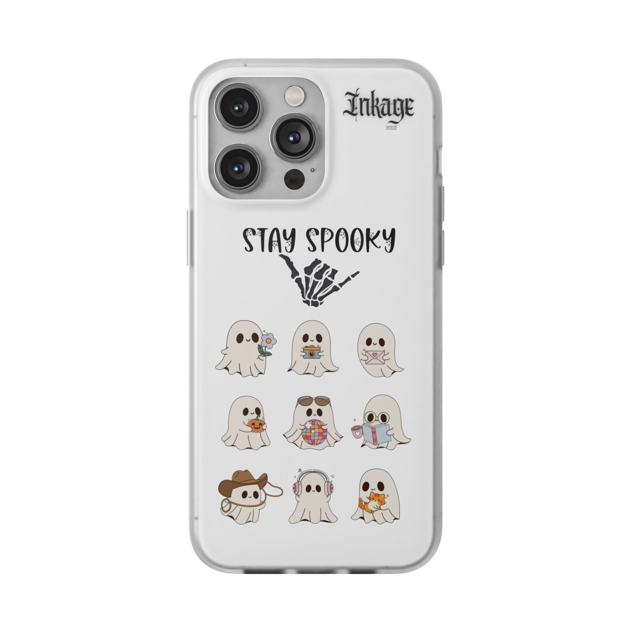 Stay Spooky Clear Phone Cases (Season)