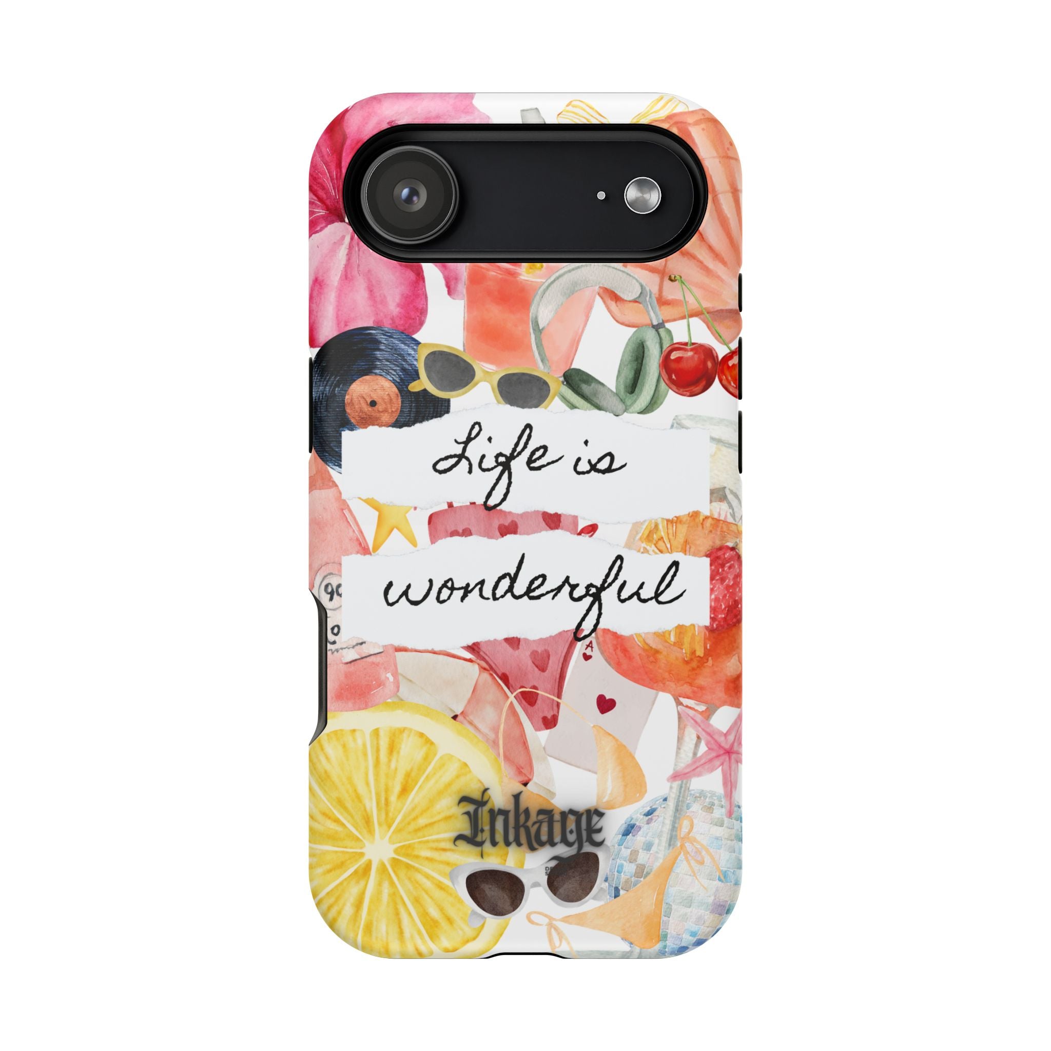 "Life is Wonderful" Quote Magnetic Phone Cases (Quote)