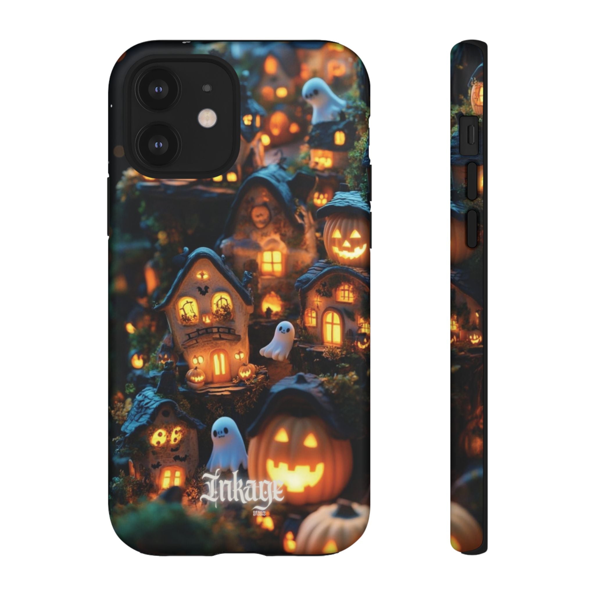 Spooky Pumpkin Village Tough Phone Cases (Season)