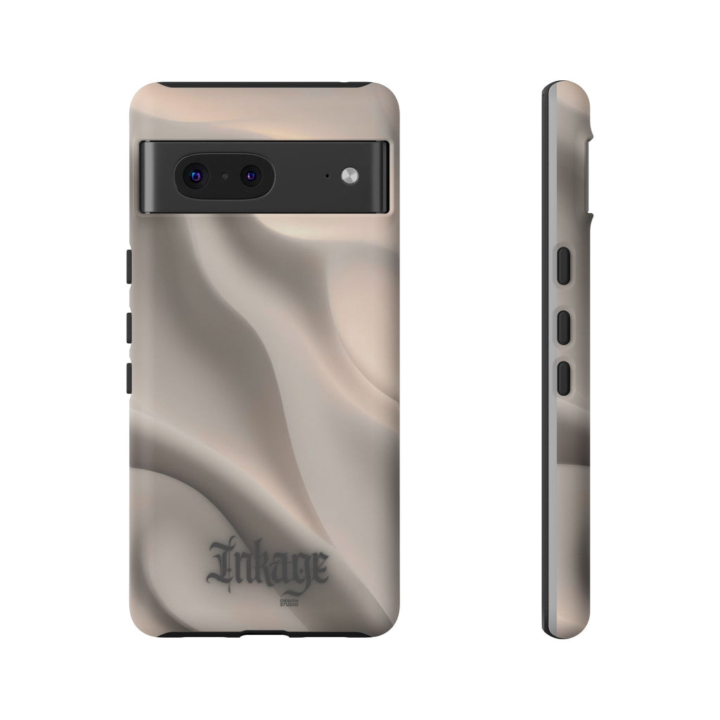 Beige Wavy Flow Tough Phone Case (Minimal)