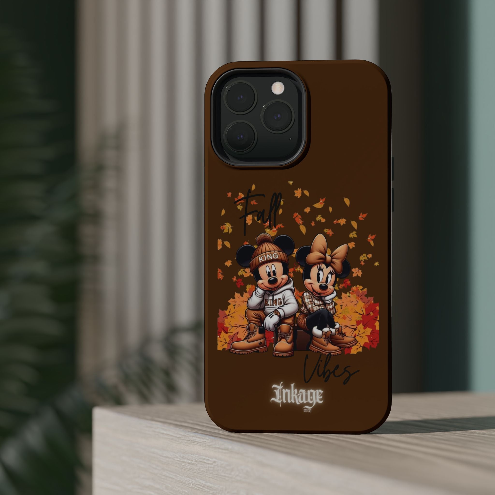Mickey & Minnie Fall Vibes Magnetic iPhone Cases (Animation)