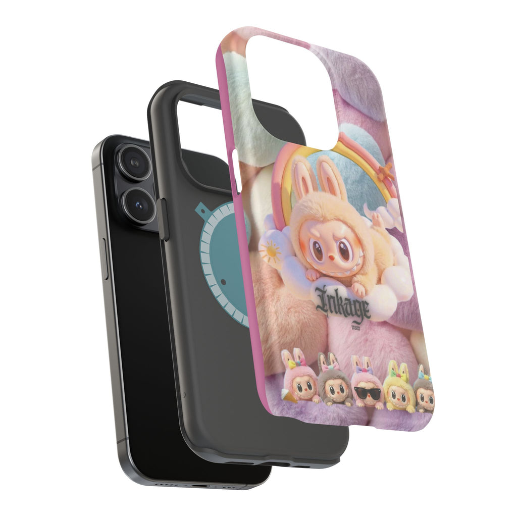 Pastel Rainbow Labubu Magnetic Phone Cases(Animation)