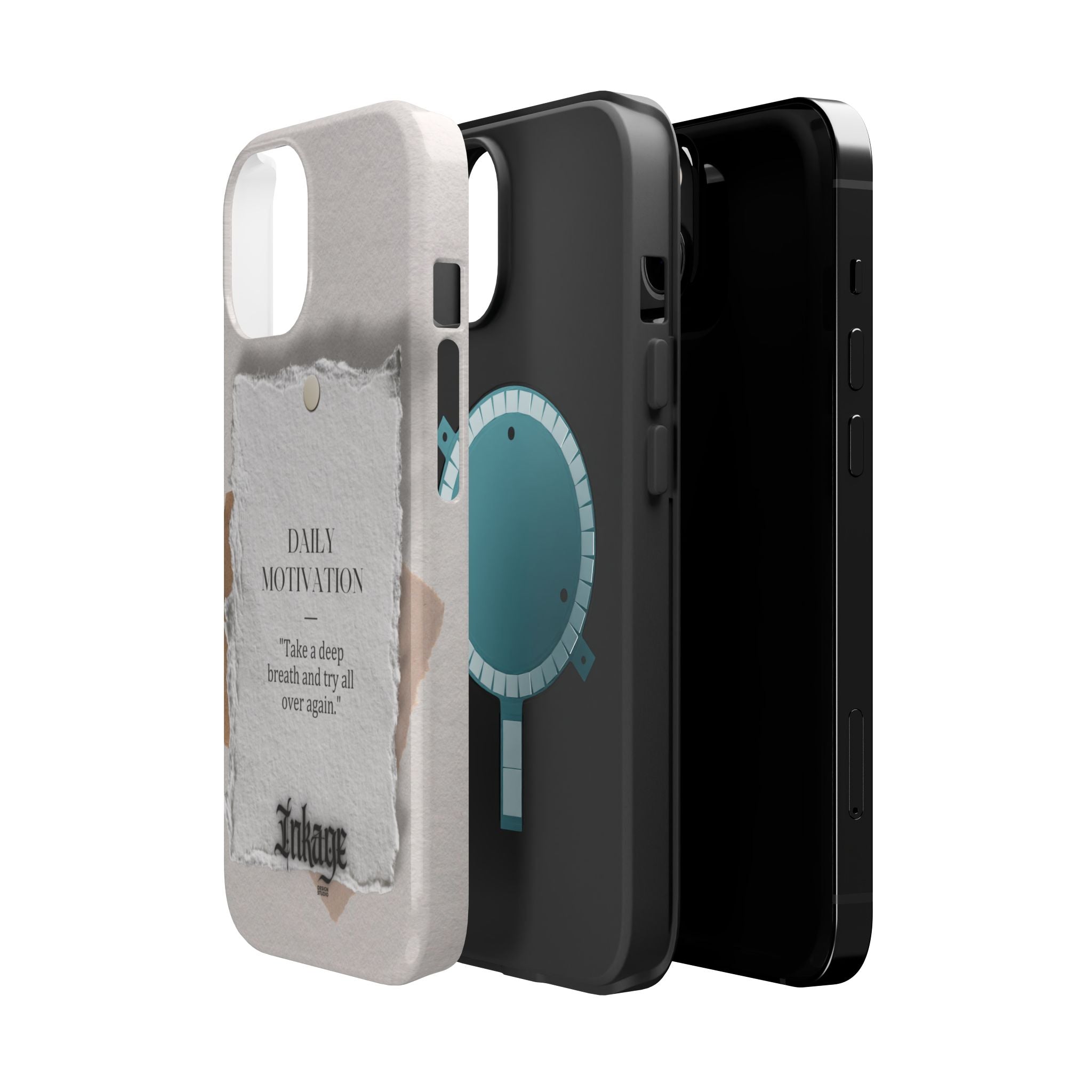 "Daily Motivation" Magnetic Quote Phone Case