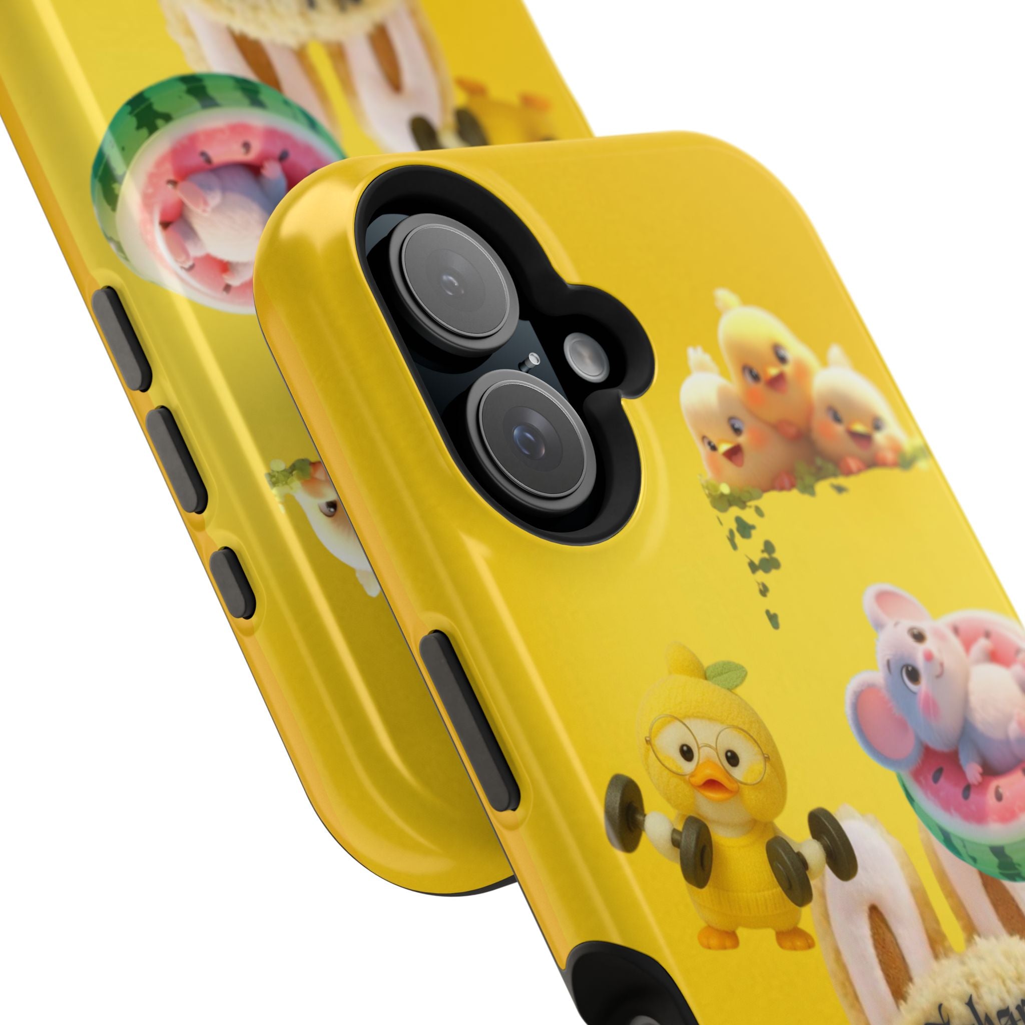 Yellow Cutie Labubu Magnetic Phone Cases (Animation)