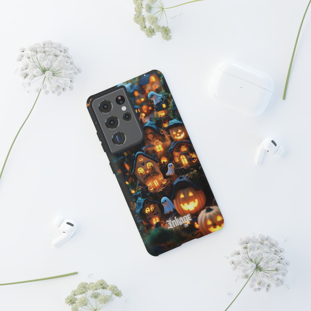 Spooky Pumpkin Village Tough Phone Cases (Season)