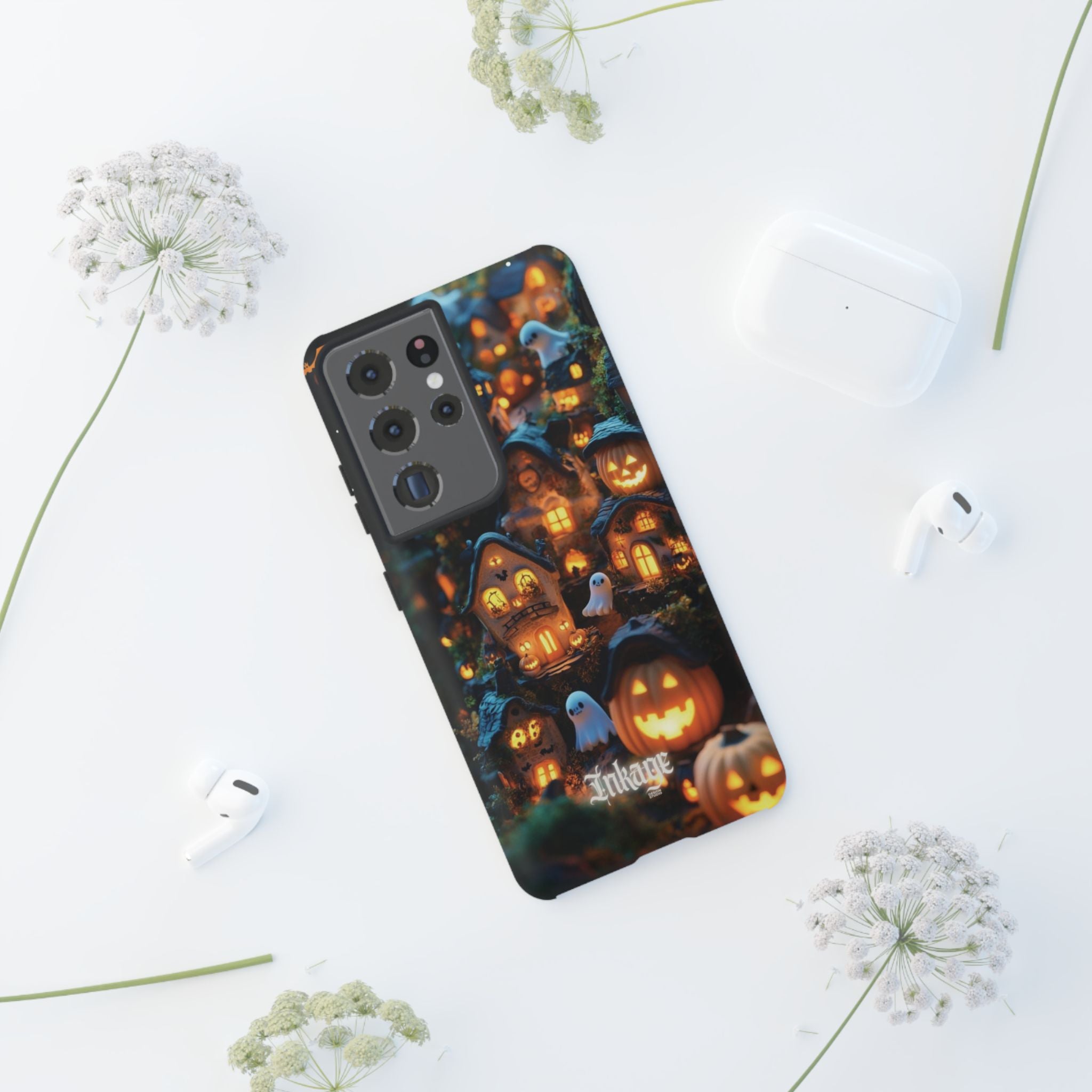 Spooky Pumpkin Village Tough Phone Cases (Season)