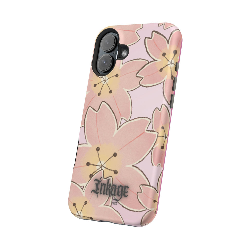 Charming Floral Magnetic Phone Case (Minimal)