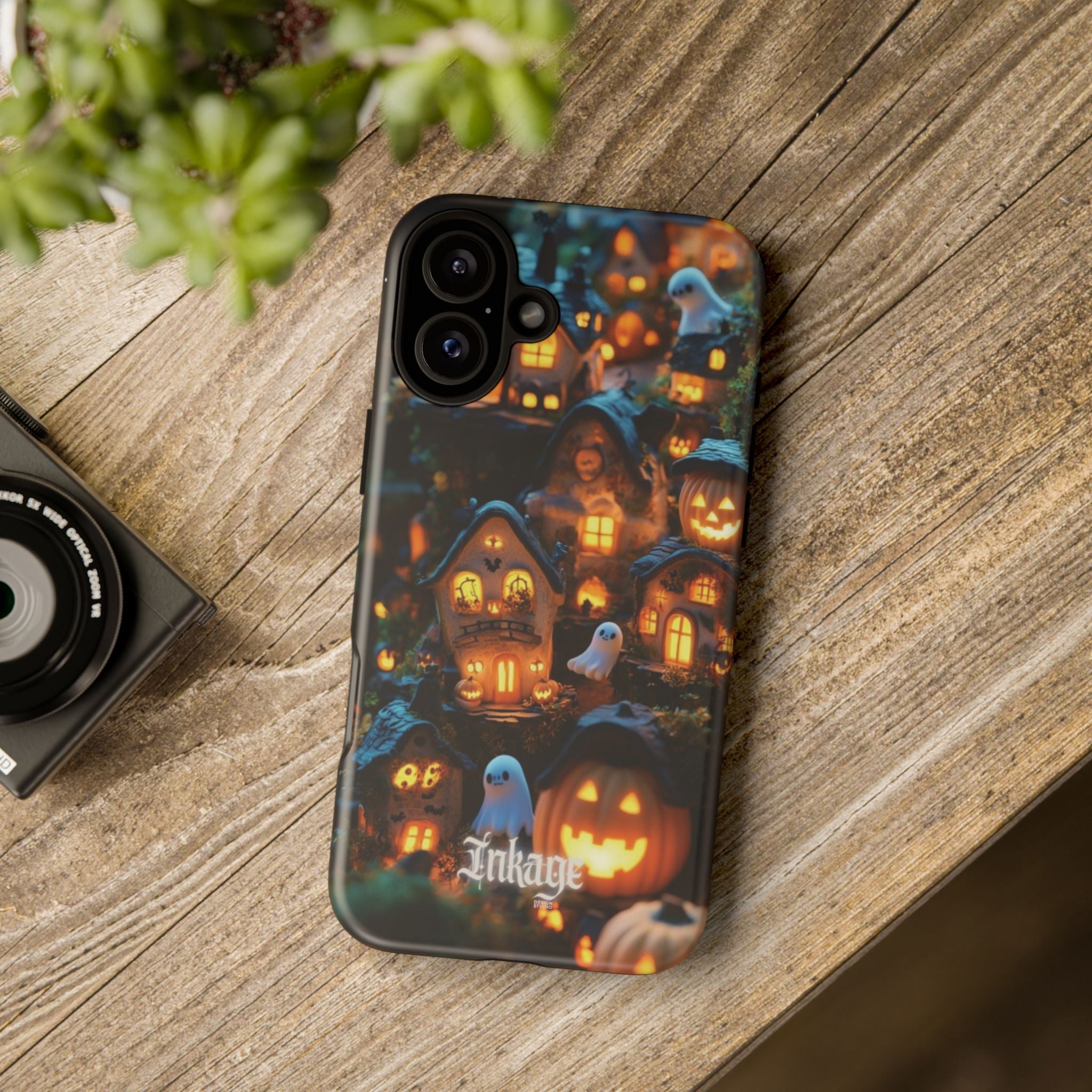 Spooky Pumpkin Village Tough Phone Cases (Season)