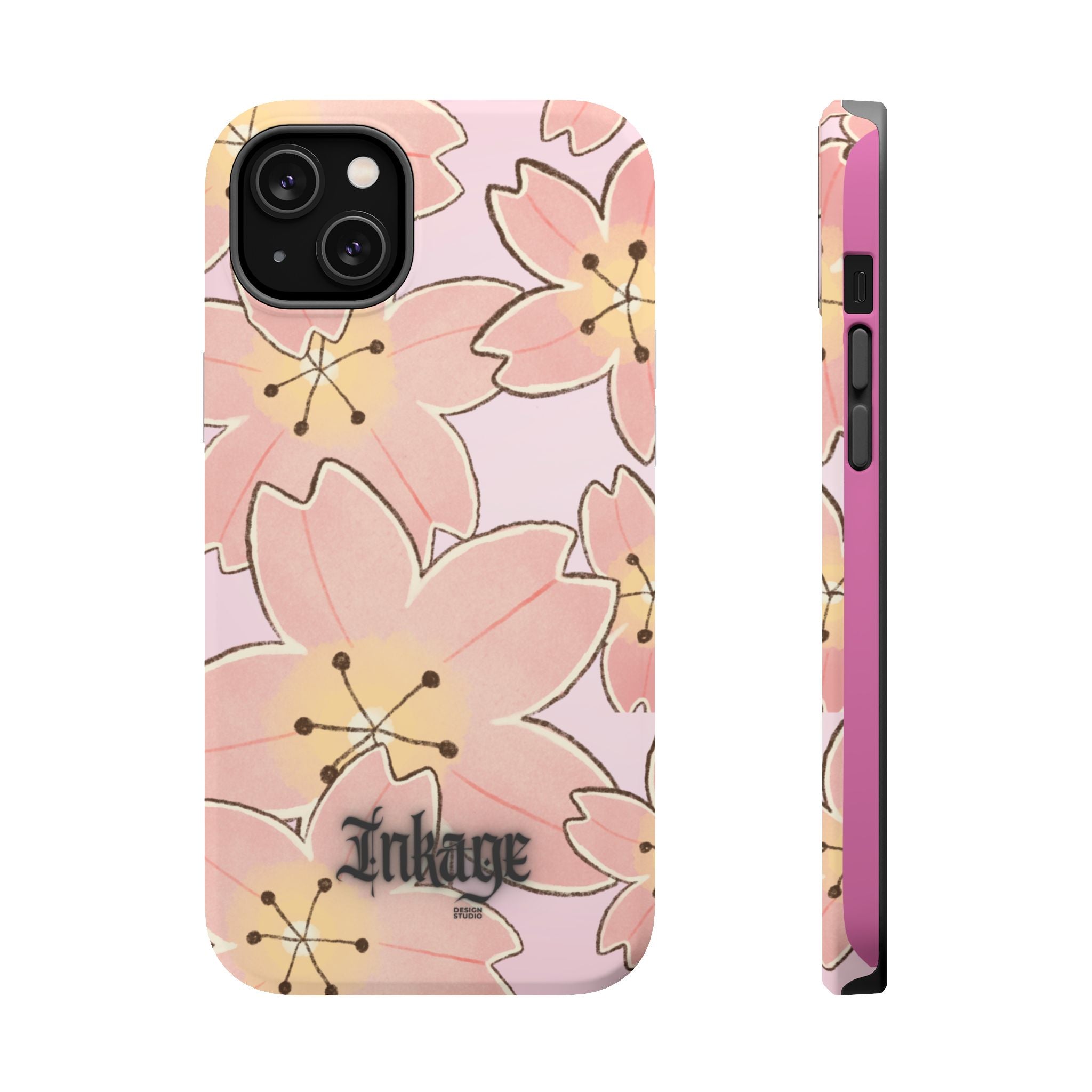 Charming Floral Magnetic Phone Cases (Minimal)