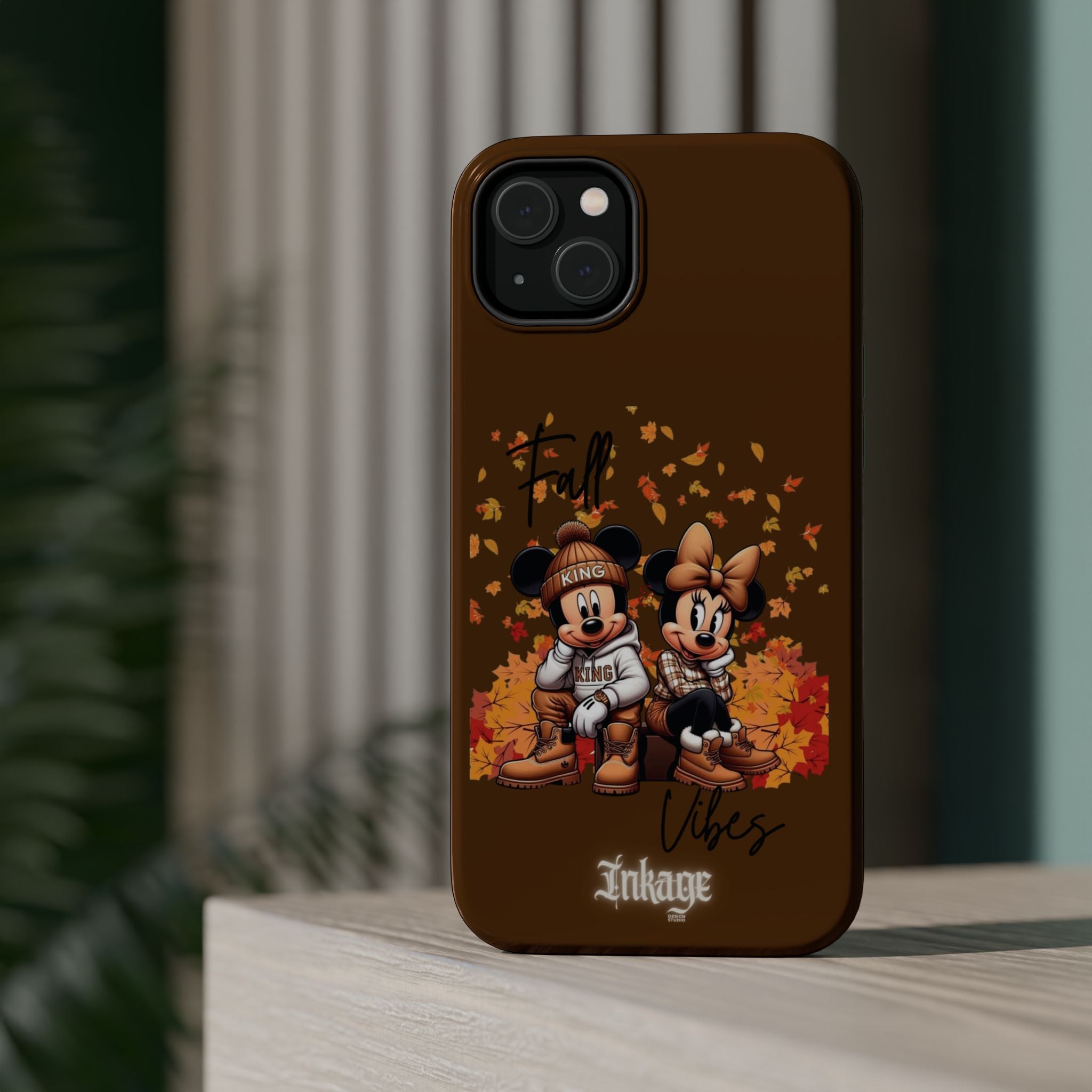 Mickey & Minnie Fall Vibes Magnetic iPhone Cases (Animation)