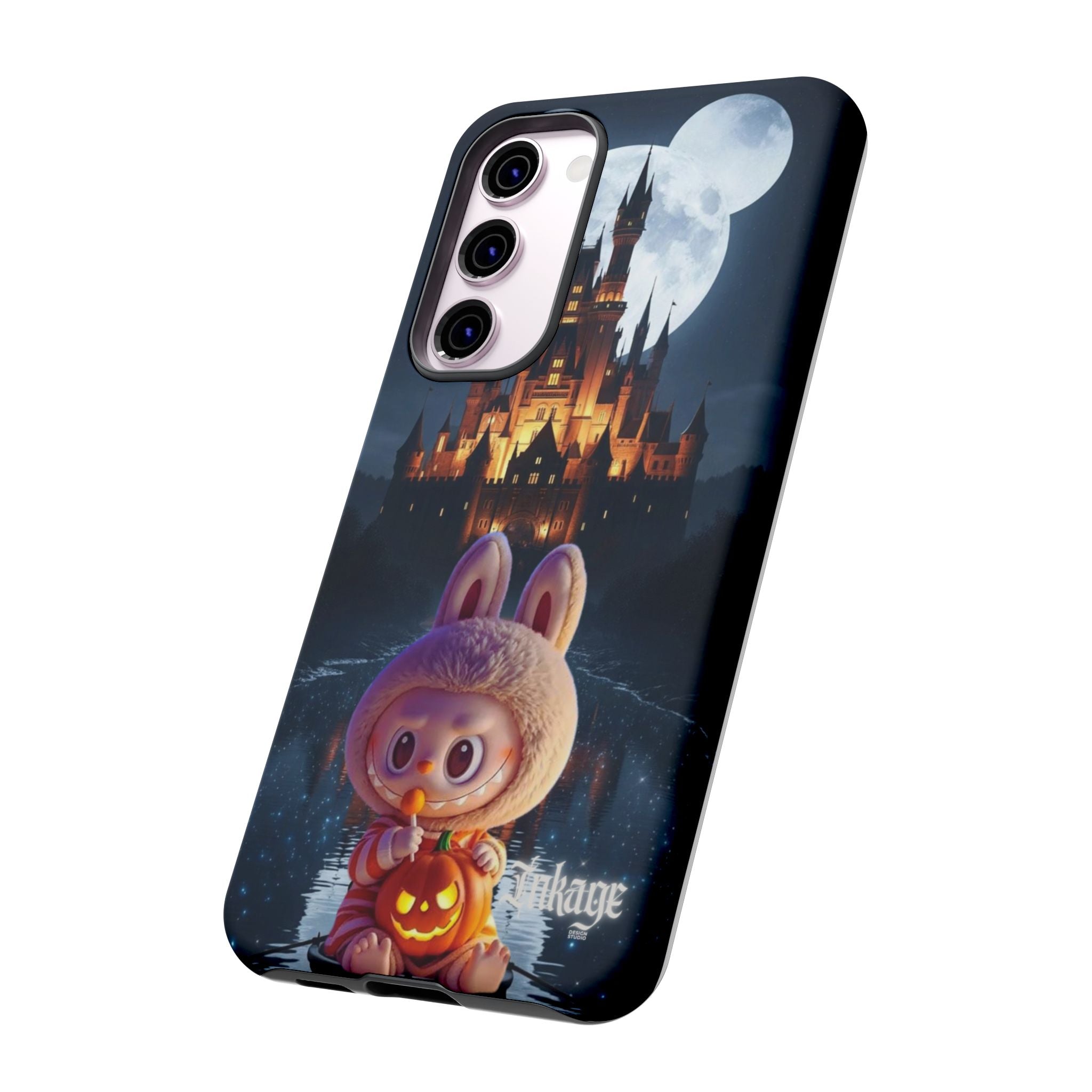 Labubu Halloween On Disney Boat Tough Phone Cases (Season, Animation)