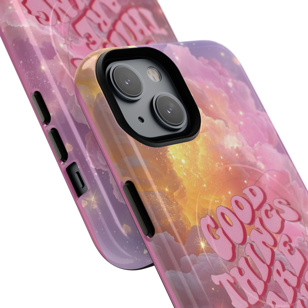 "Good Things Are Coming" with Tough Magnetic Phone Cases (Quote)
