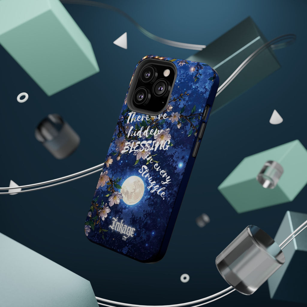 “Moonlit Blessing” Magnetic Phone Cases (Quote)