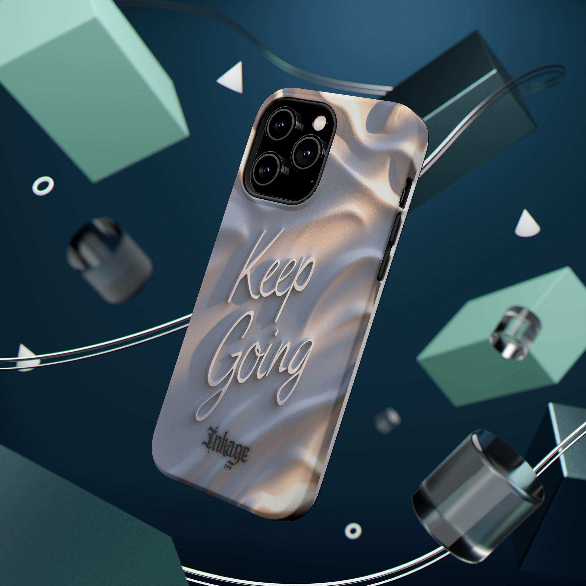 "Keep Going" Magnetic Phone Cases (Quote)