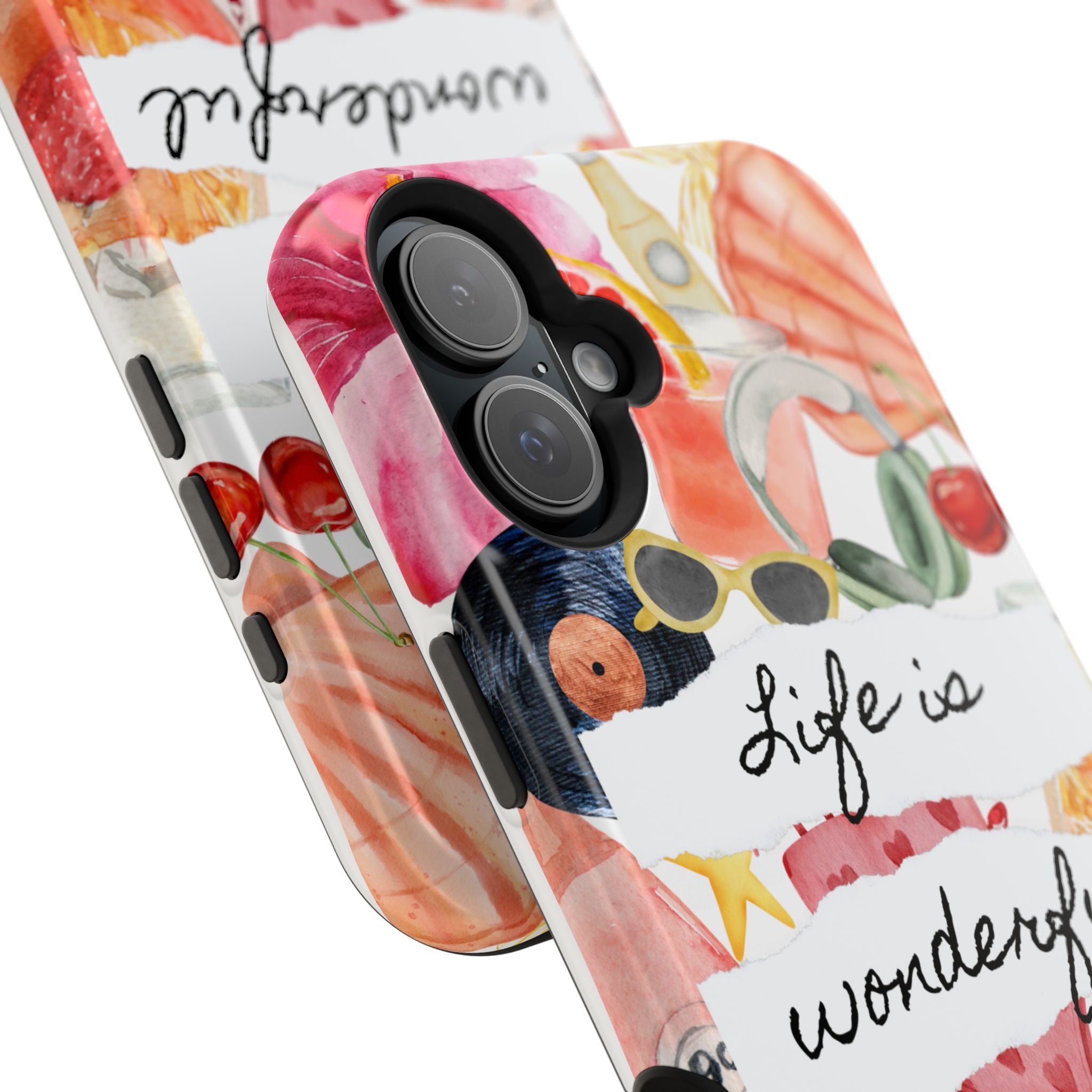 "Life is Wonderful" Quote Magnetic Phone Cases