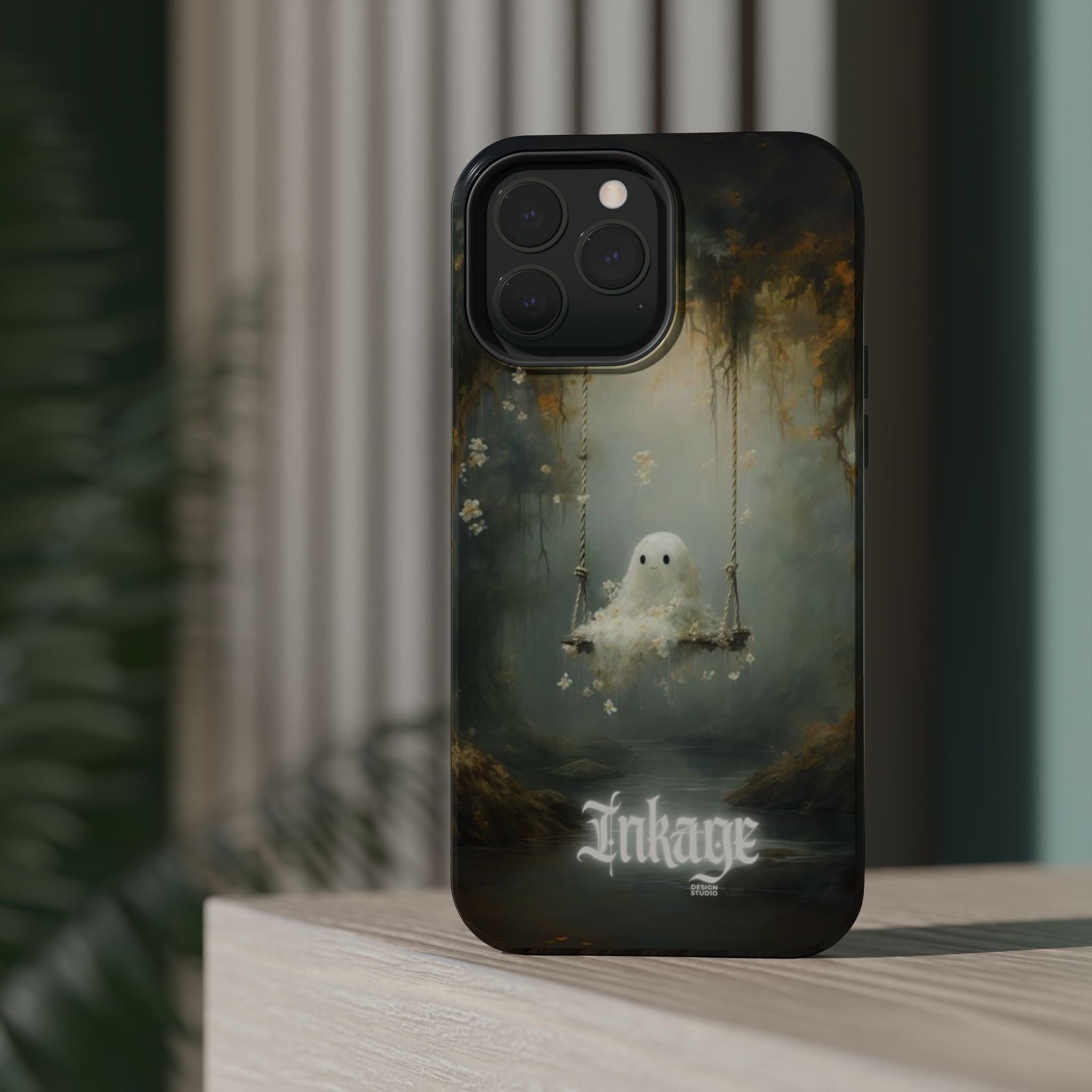 Swing With Ghost Enchantment Magnetic Phone Case (Season)