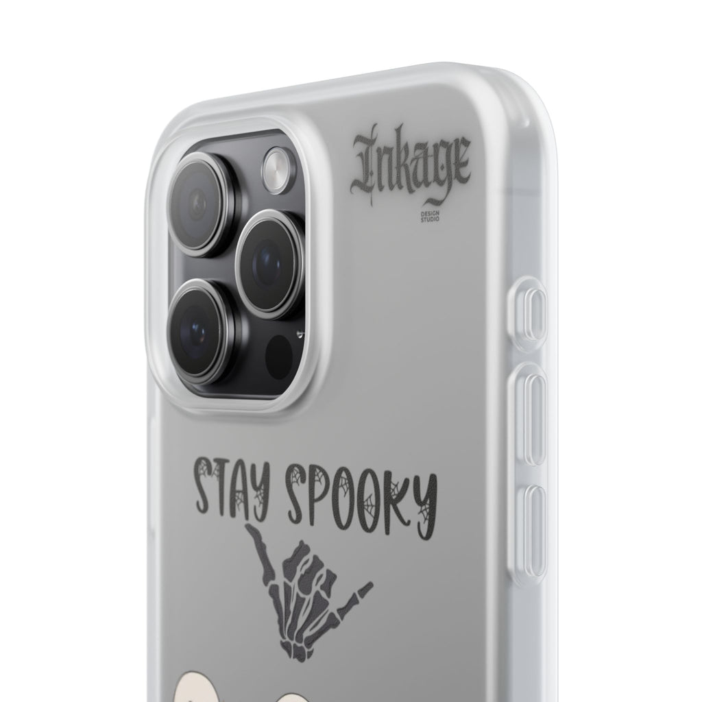 Stay Spooky Clear Phone Cases (Season)
