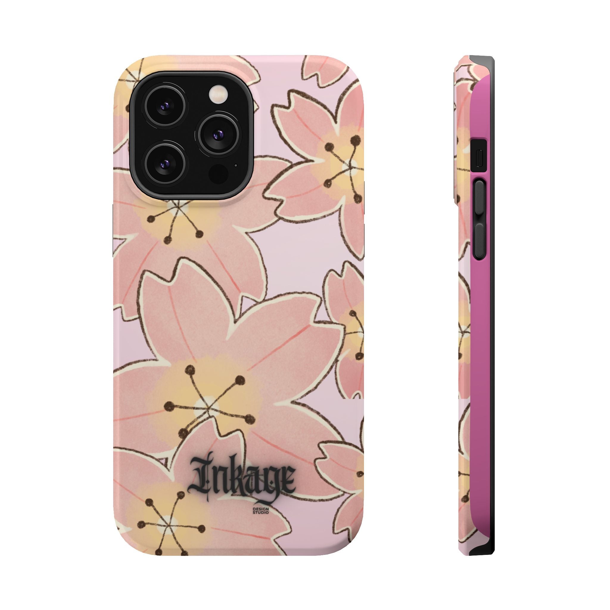 Charming Floral Magnetic Phone Cases (Minimal)