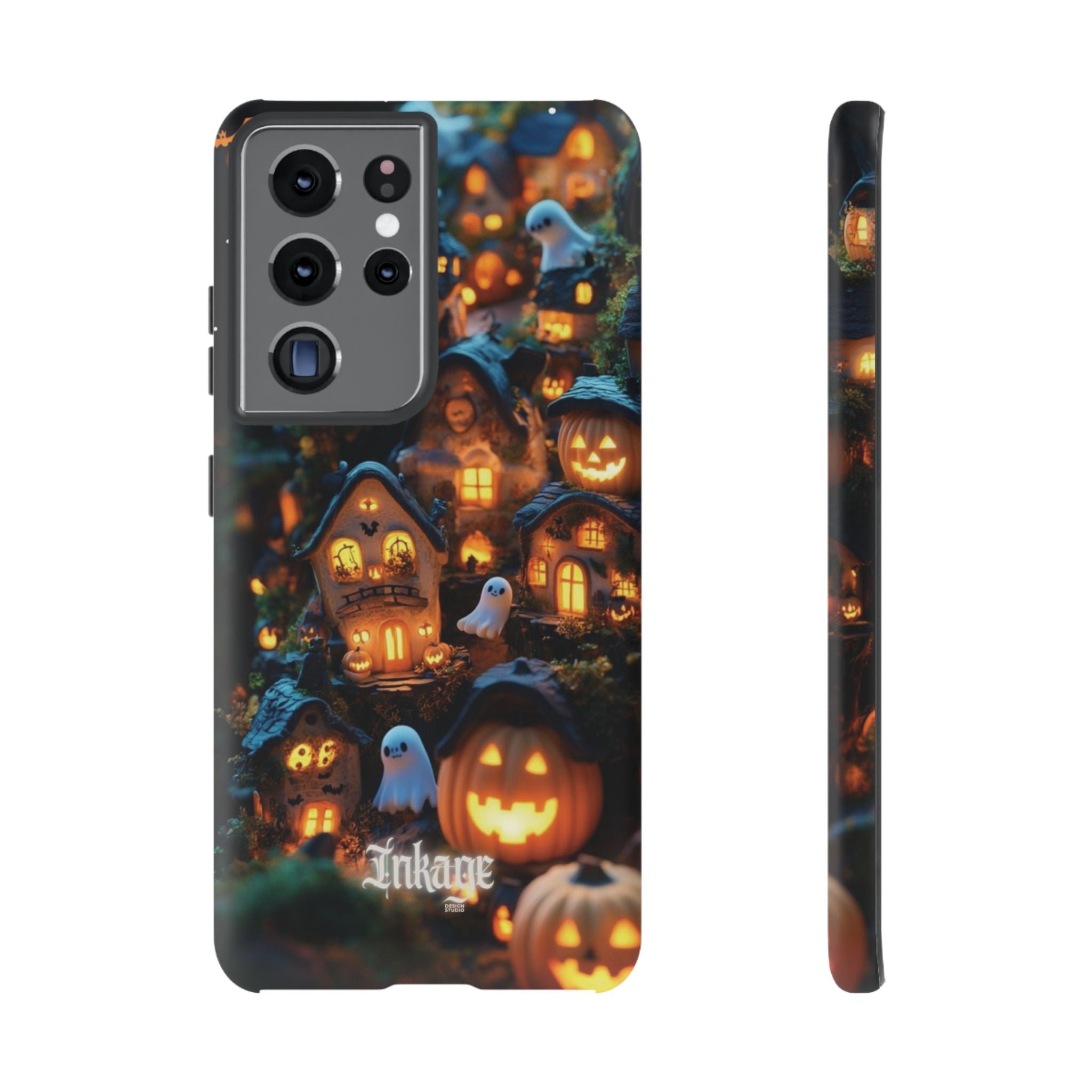 Spooky Pumpkin Village Tough Phone Cases (Season)