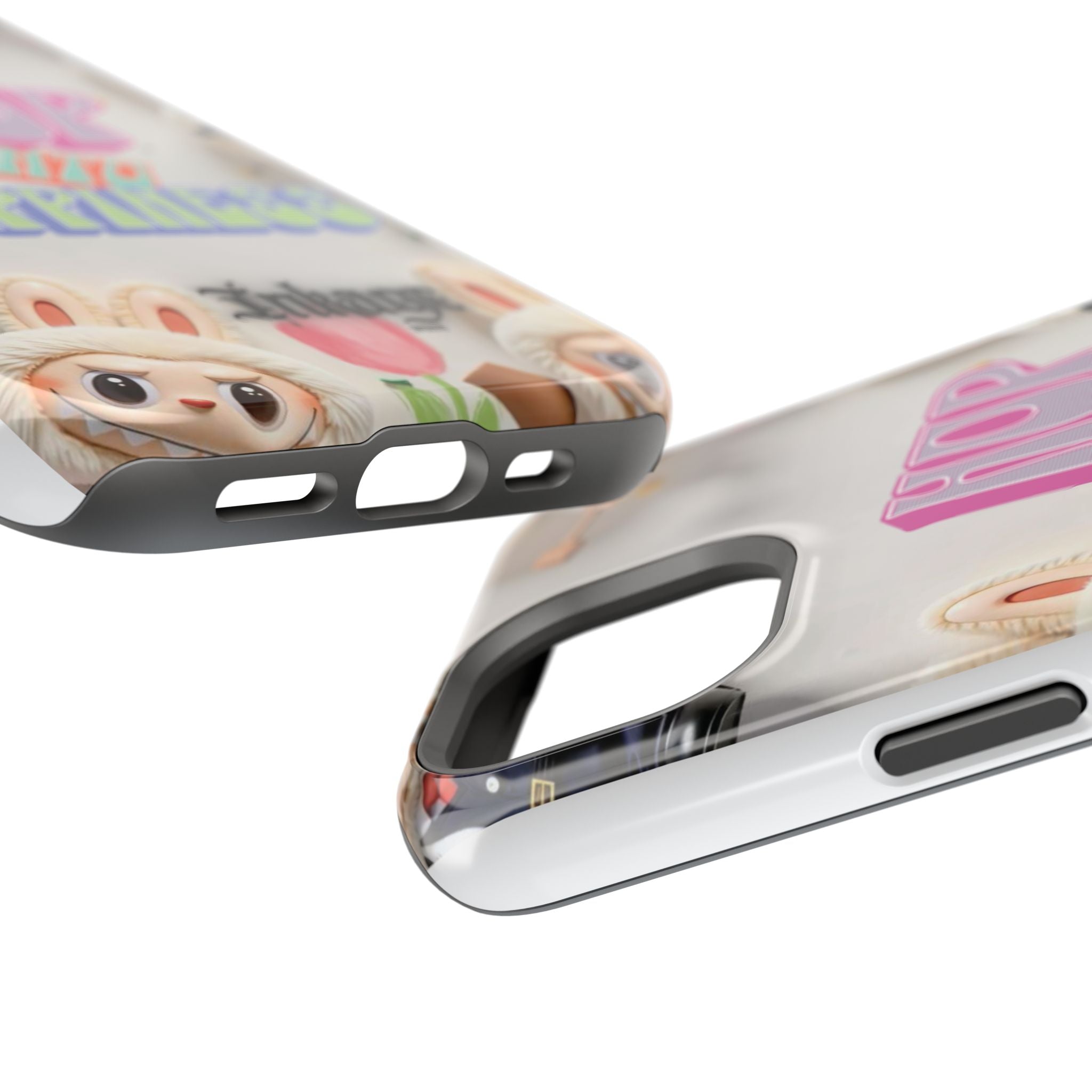 "Hop Into Happiness" Quote Magnetic Phone Case (Animation)