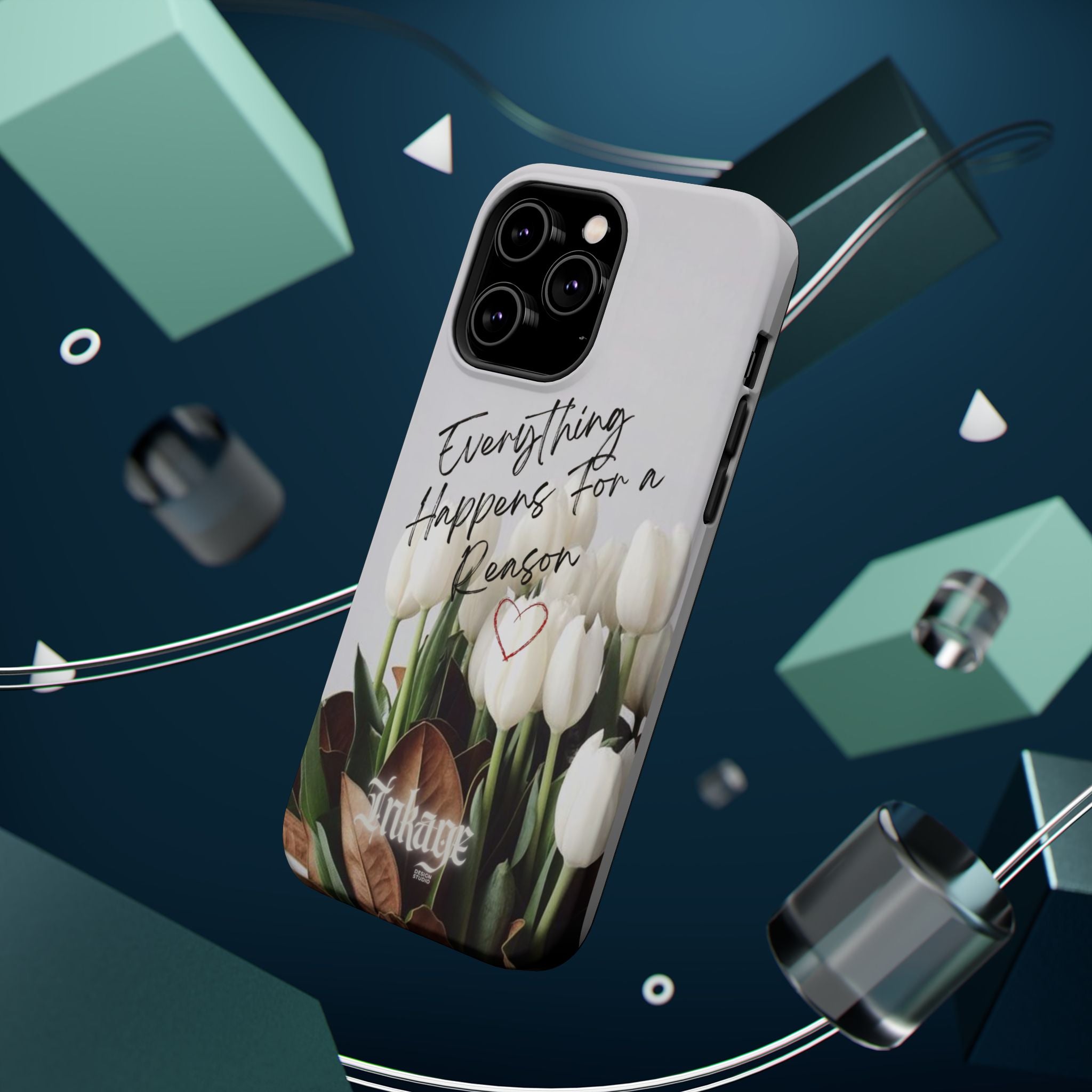 "Everything Happens for a Reason" Quote Magnetic Phone Cases