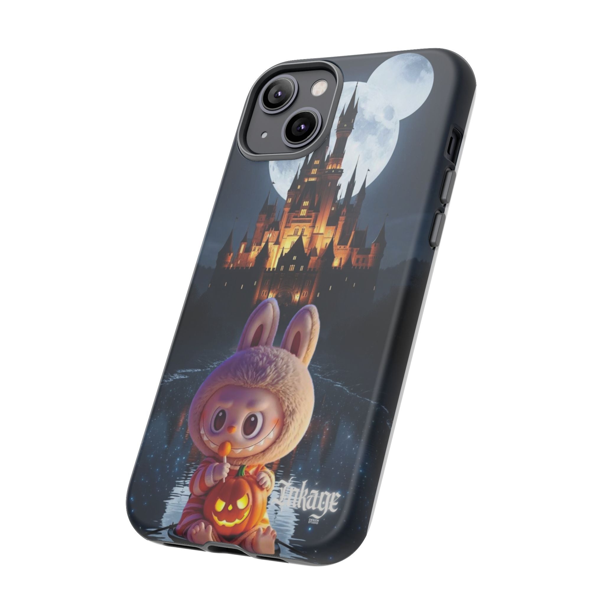 Labubu Halloween On Disney Boat Tough Phone Cases (Season, Animation)