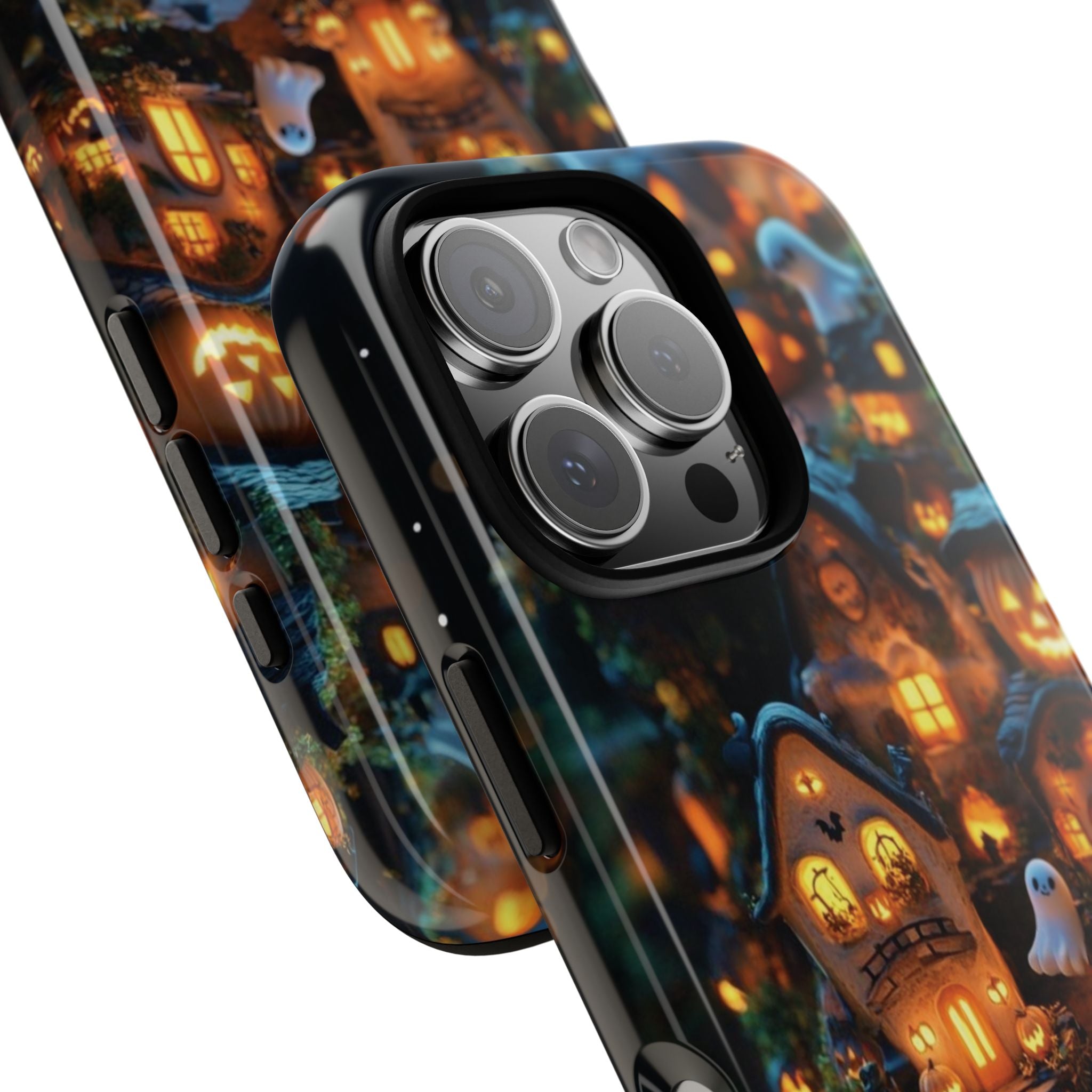 Spooky Pumpkin Village Tough Phone Cases (Season)