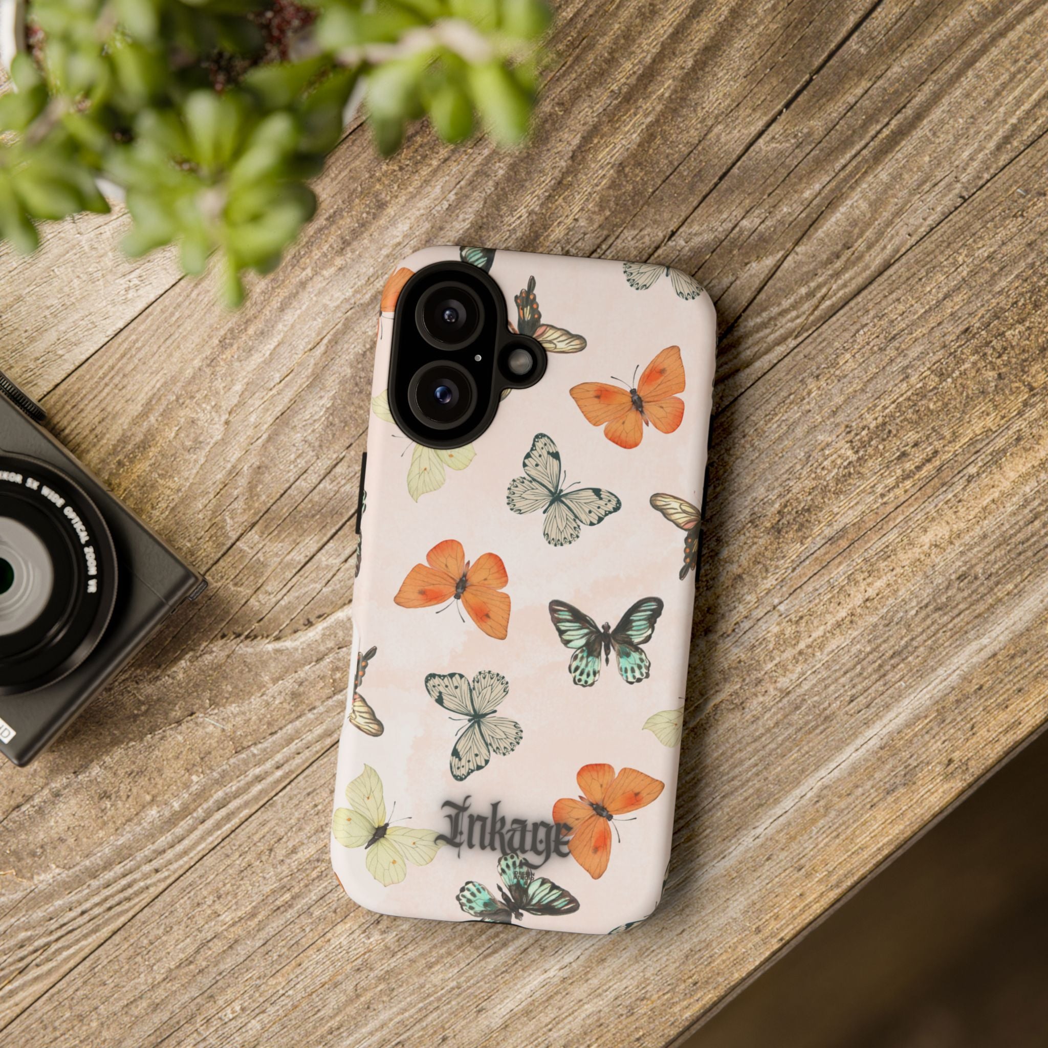 Color Butterfly Tough Phone Case (Minimal)