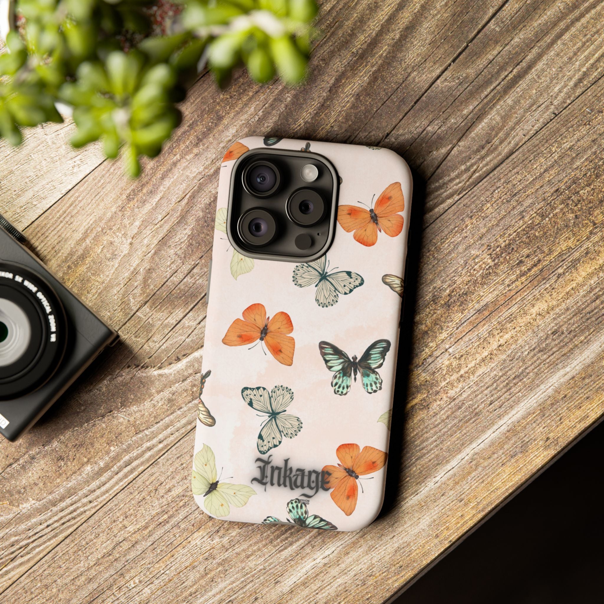 Color Butterfly Tough Phone Case
