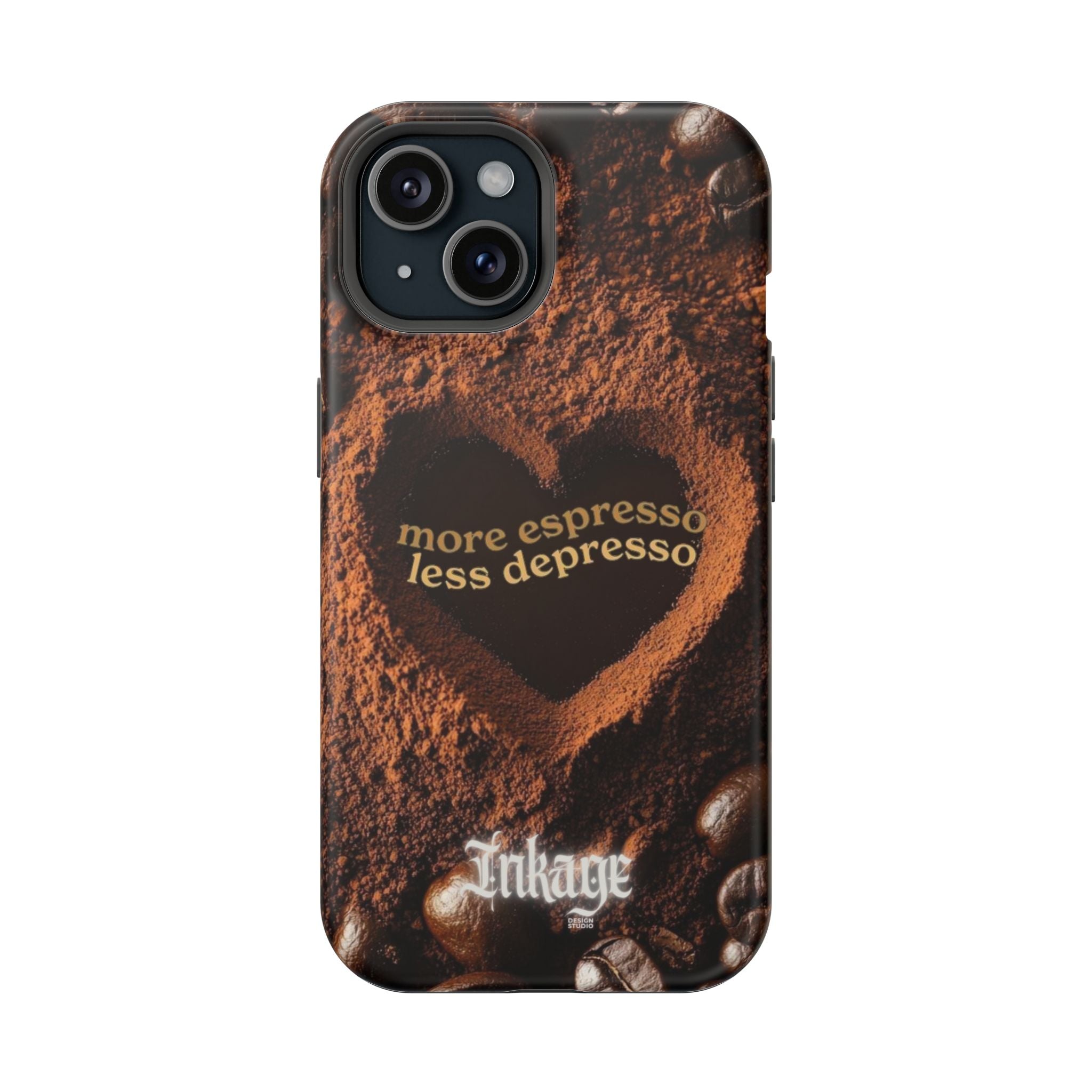 "More Espresso Less Depresso" Quote Magnetic Phone Cases