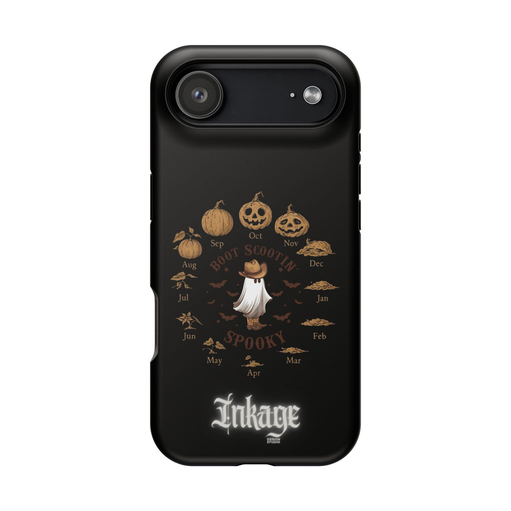 Spooky Boot Halloween Pumpkin Magnetic Phone Case (Season)
