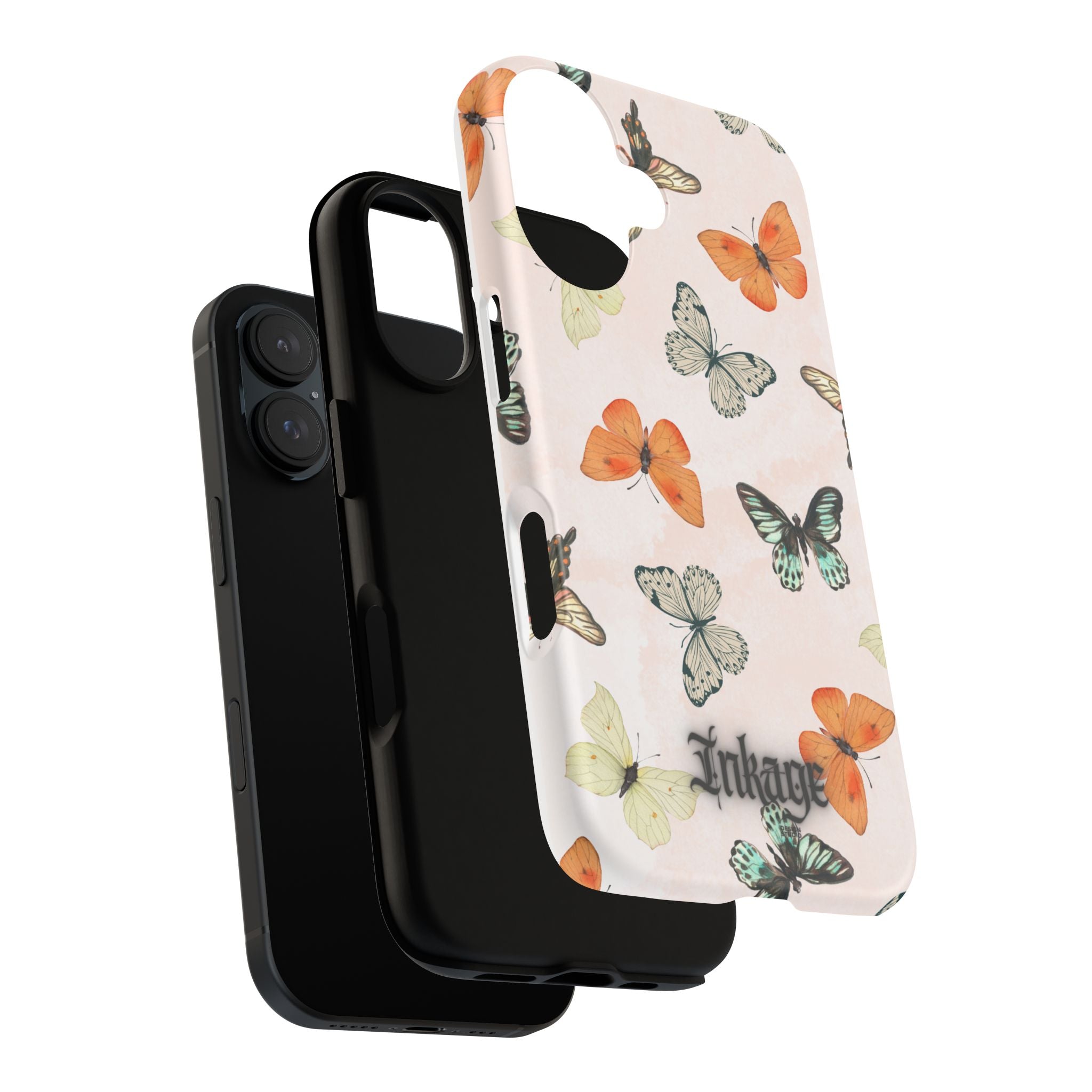 Color Butterfly Tough Phone Case (Minimal)
